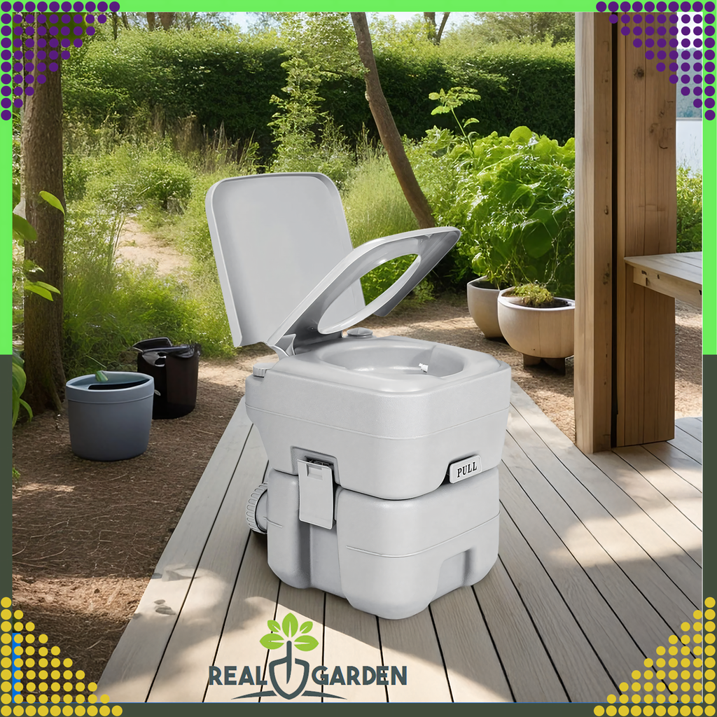 24 x Portable Tourist Travel Toilet with Flush for Camping