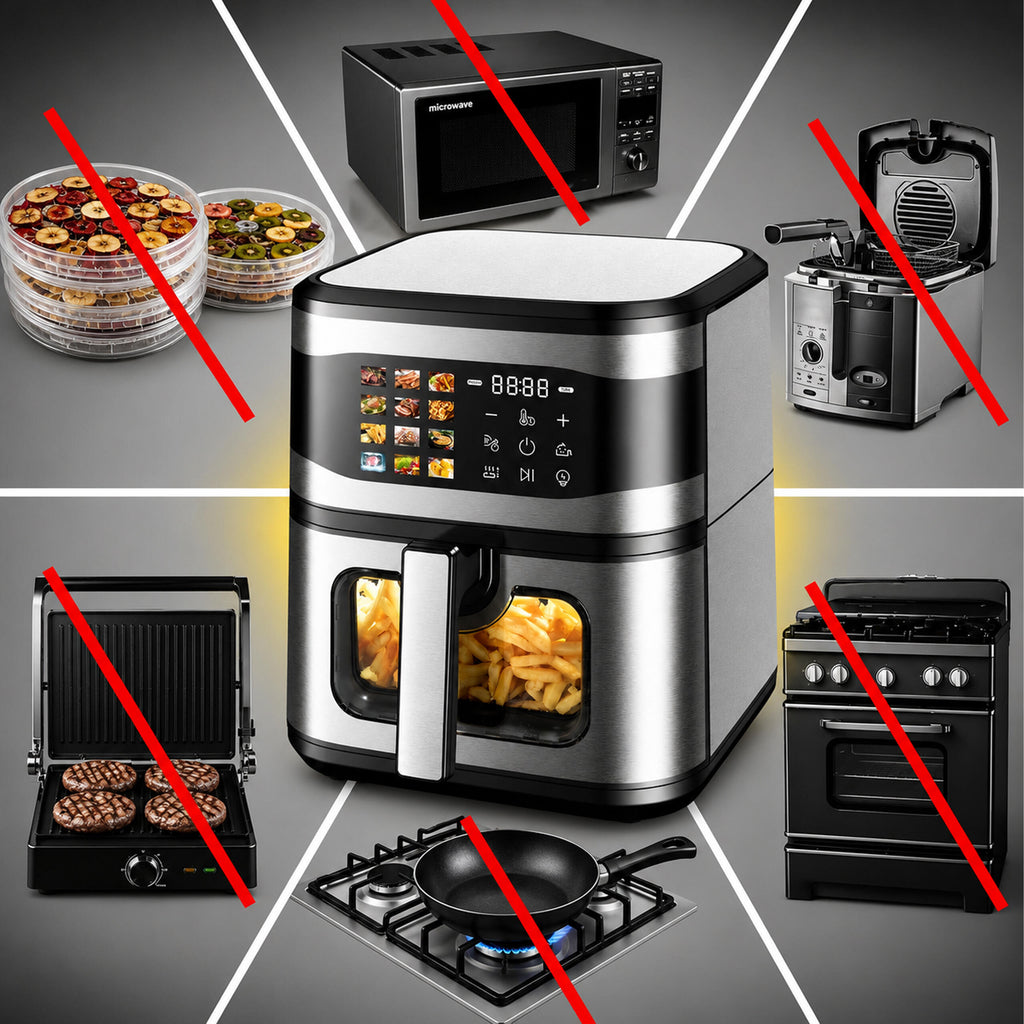 30x Air Fryer 8L 1700W with 12 Cooking Programs
