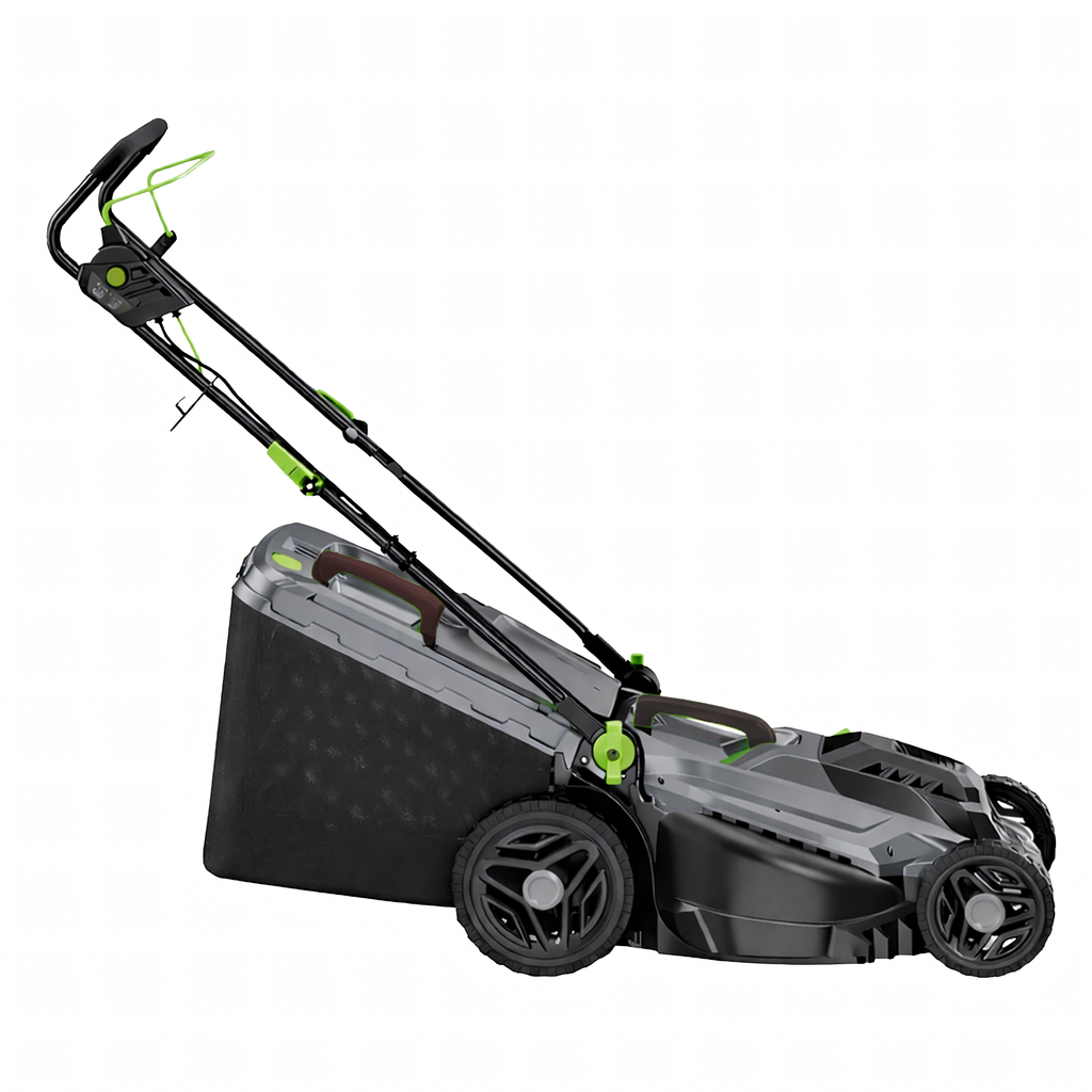 Electric Lawn Mower Lightweight Powerful with Large 50L Grass Box 2400W 43cm