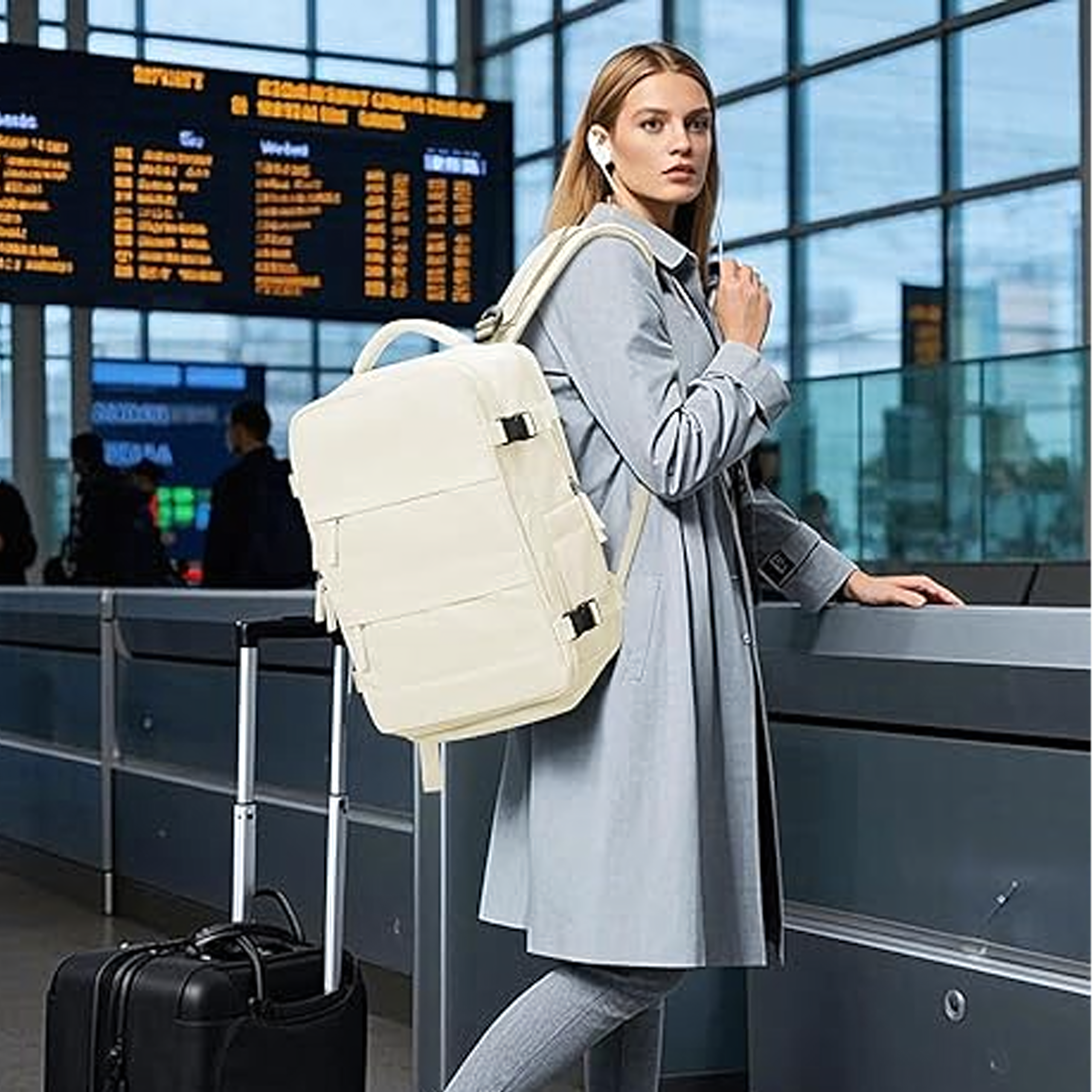 Hand Luggage Backpack for Airplane Cabin Universal Laptop 35 L