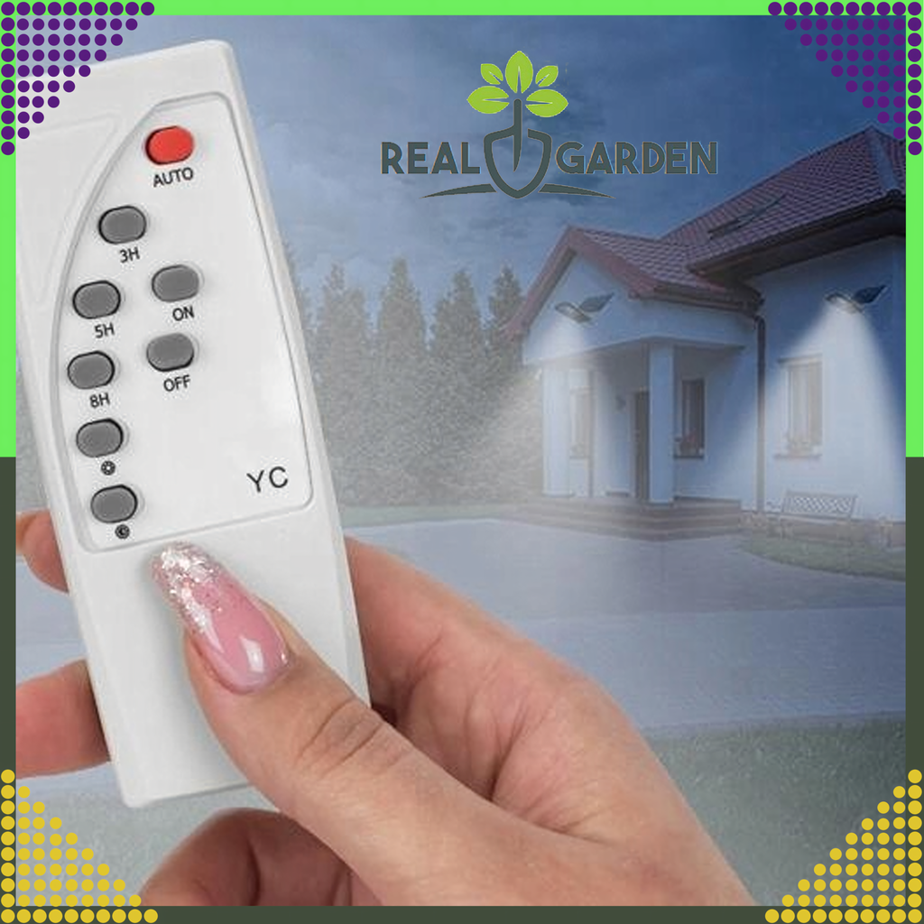 Garden Lantern Solar Pole Lamp Powerful 300W Panel 299 LEDs