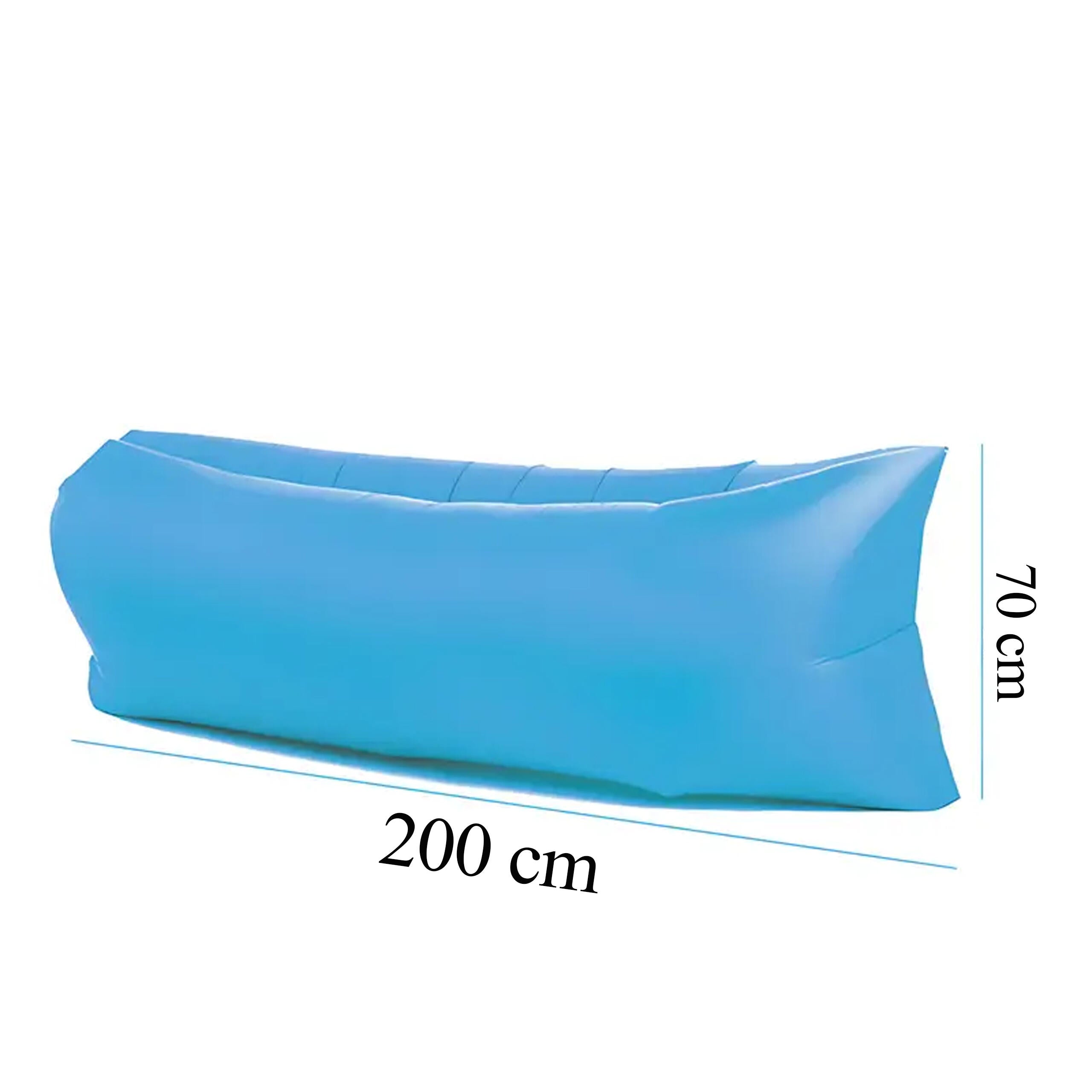 Inflatable Beach Sofa Bed Mattress Lounger Lazy Bag 200x70cm