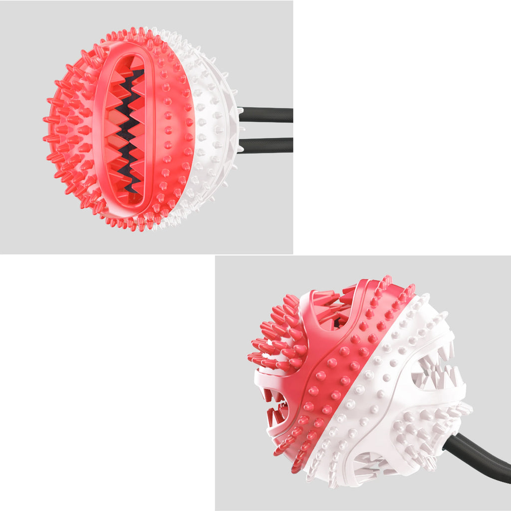 Mänguasi maiuse jaoks, interaktiivne koeratoit, pall iminapaga, närimislelu