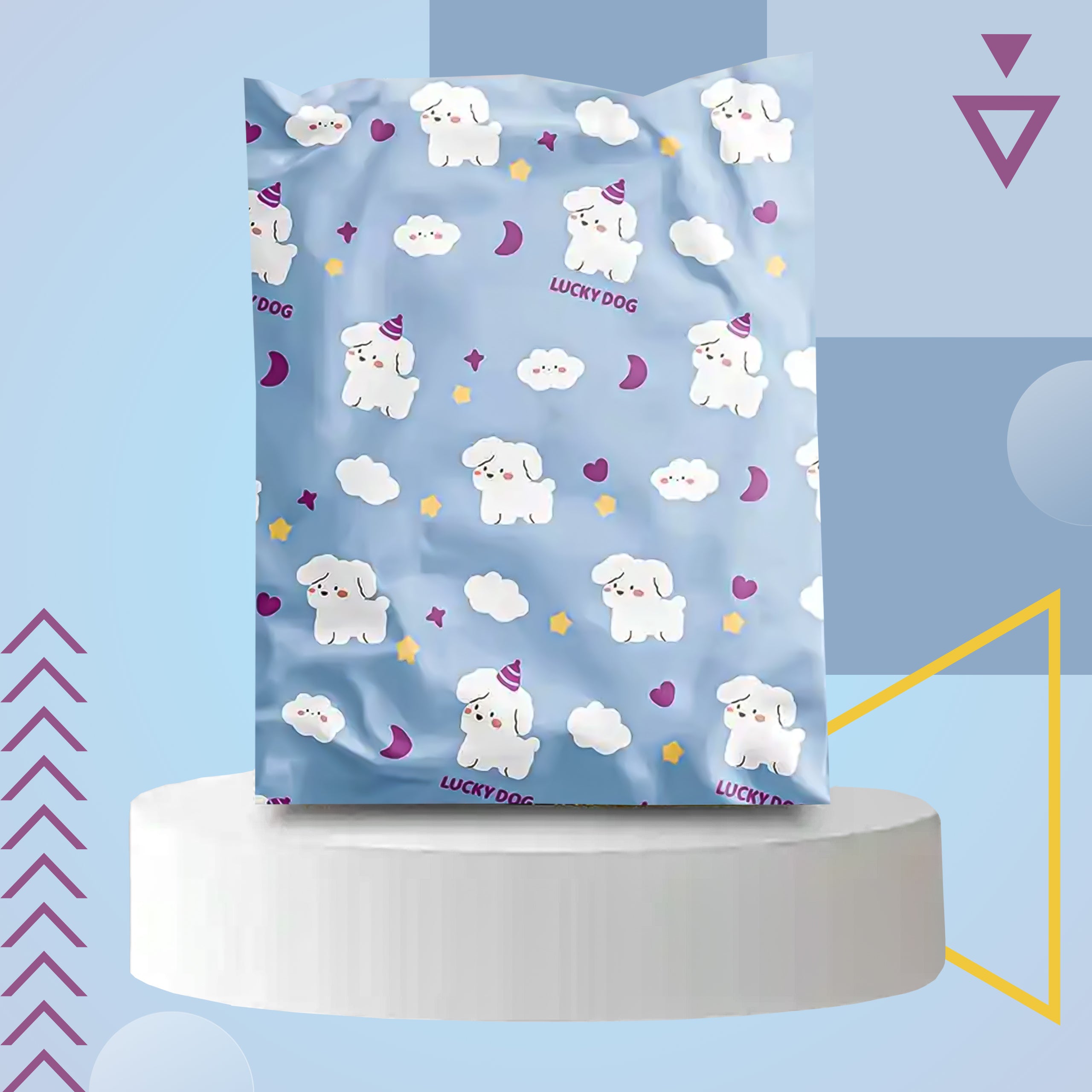 KULLERI FOOLIUMPAKID TUGEVAD FOOLIUMÜMBRIKUD 310X420 LUCKY DOG 50 tk