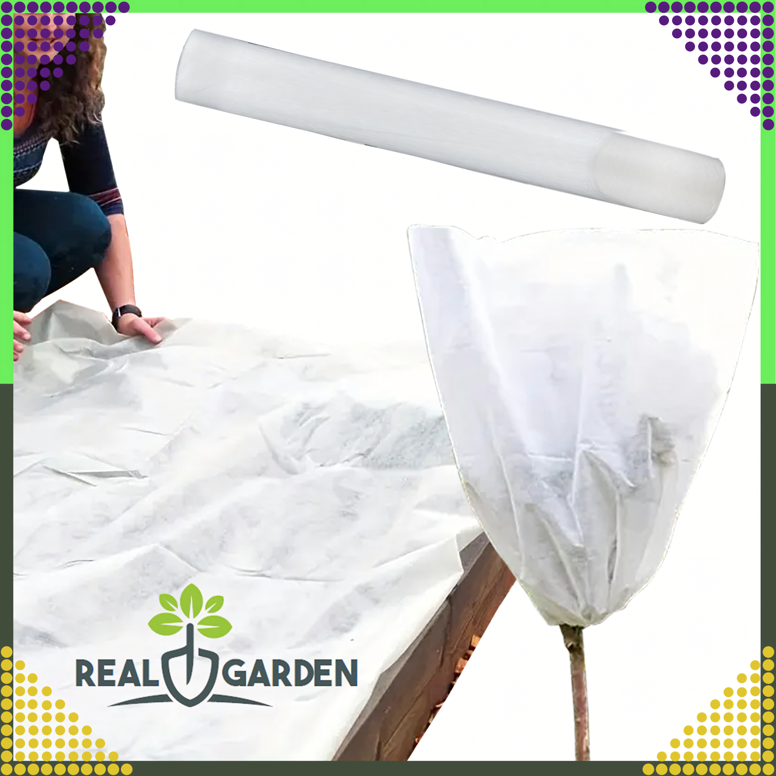 Winter Protective Agrotextile Fabric 15x1m 70g White Cover