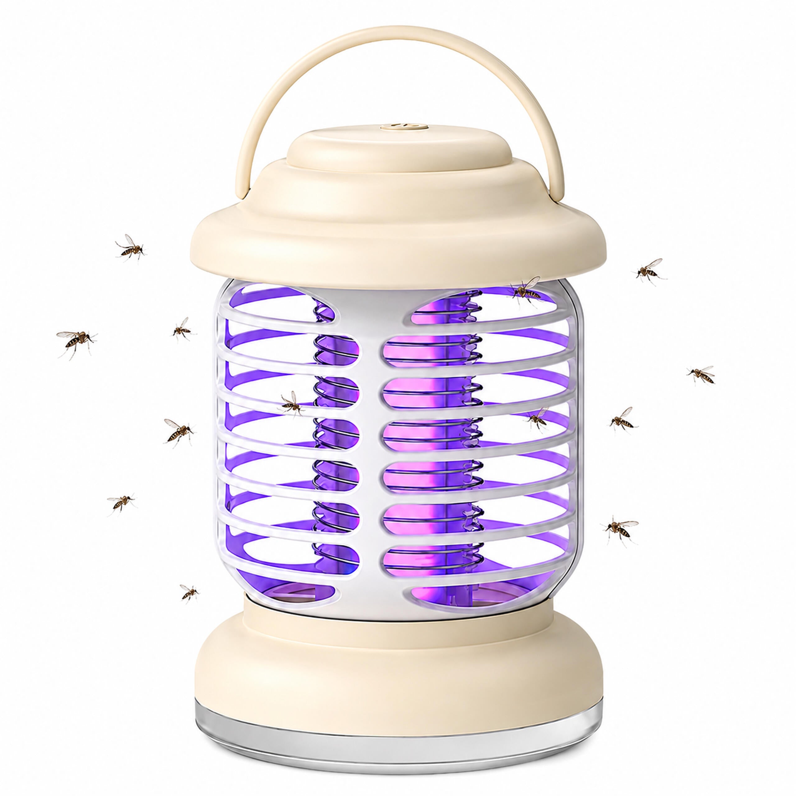Portable UV Insect Killer Lamp for Flies, Mosquitoes, Moths, and Other Insects for Garden and Terrace