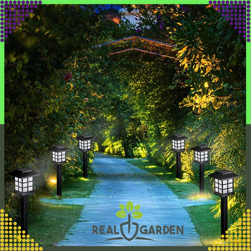 2 x LED Solar Garden Lamp Cottage Pendant Lantern Decorative