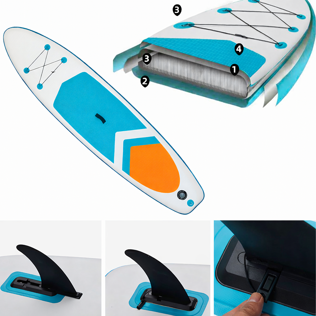 24 x Inflatable Stand Up Paddle Boards 320 cm with Accessories