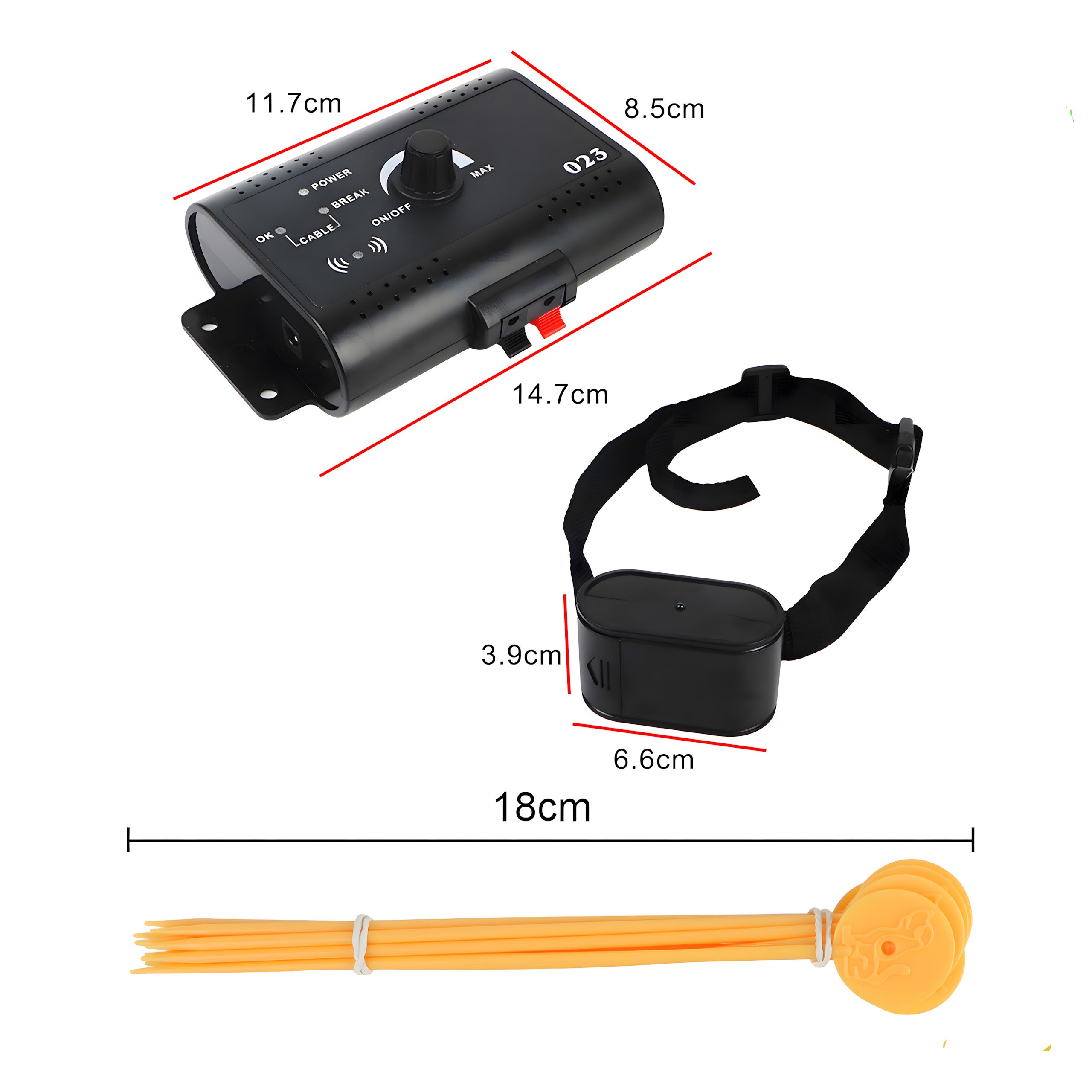 Elektriaed koerale ja kassile 300m komplekt