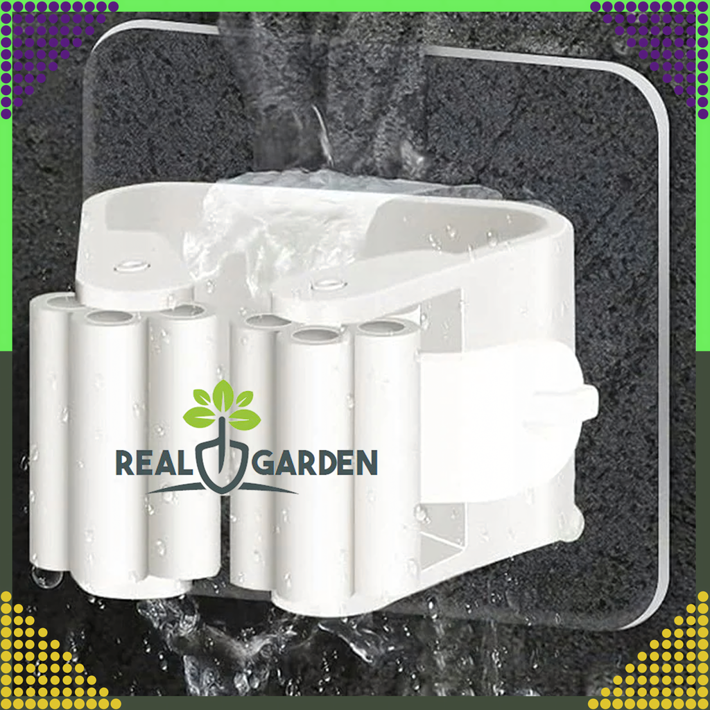 Wall Mop Hanger Holder for Mops Brushes Brooms Tools Self-Adhesive