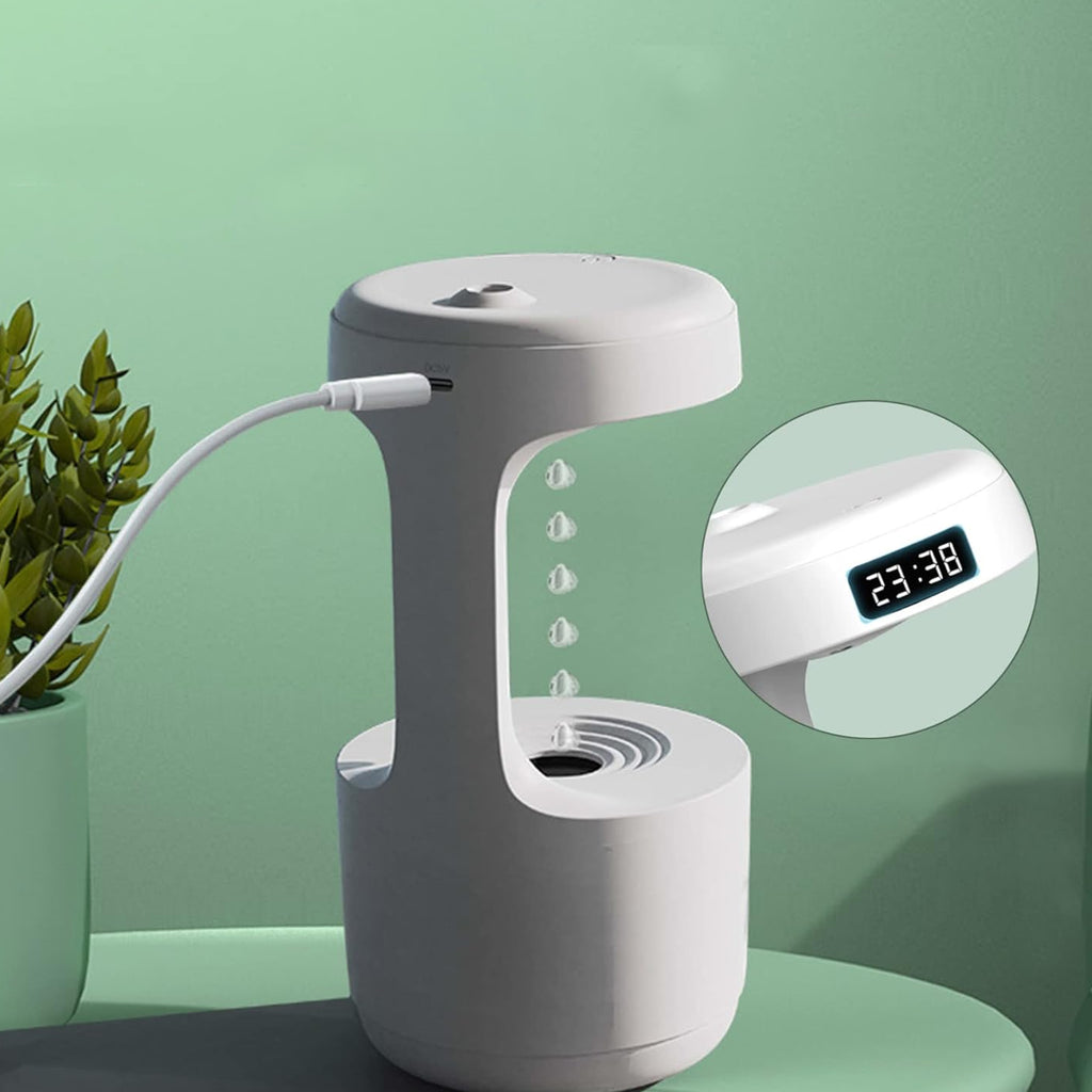 Õhuniisuti Õhupuhasti Antigravitatsiooniline Difusor Öölamp 800ML