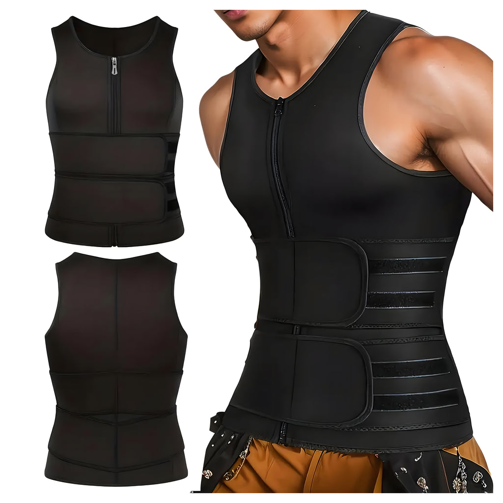 Meeste neopreenist fitness-vest saunamõjuga L