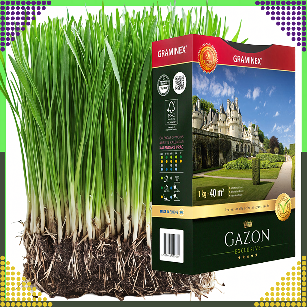 Premium muruseemned muru rajamiseks ja ülekülviks GAZON 1kg 40m