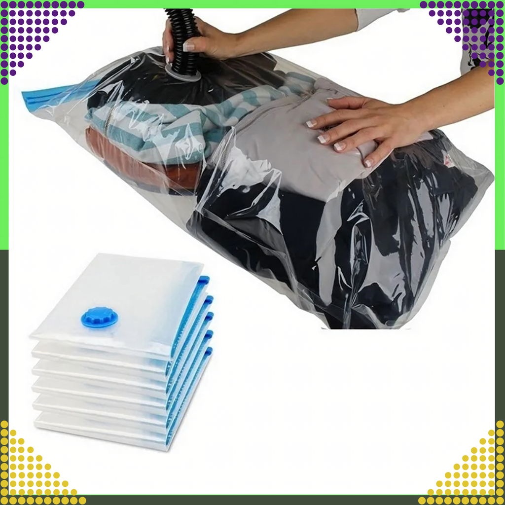 300 x Vacuum Bag for Clothes Bedding Packing Vacuum Bags 50x70cm