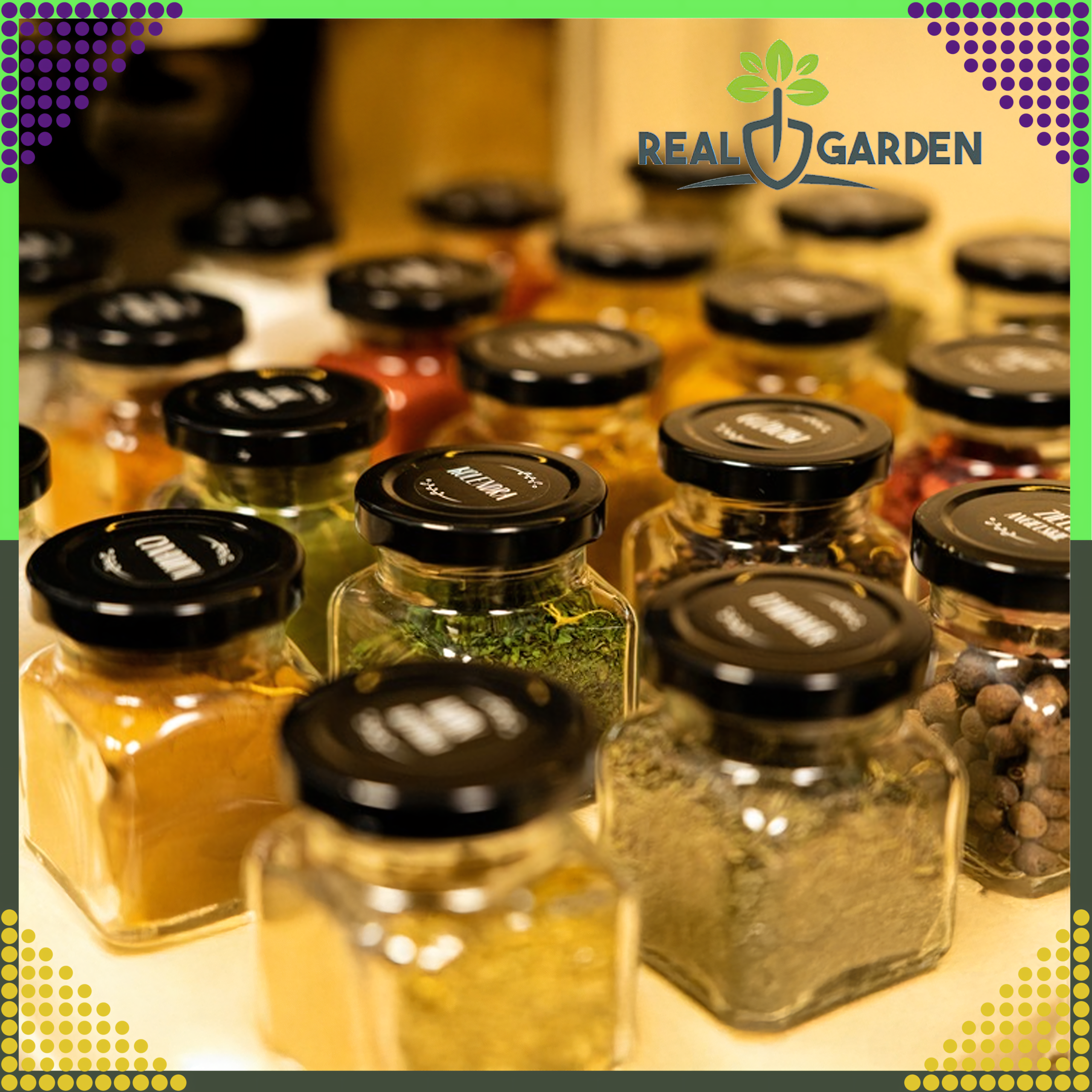 Vürtsipurgid 120ml 24 tk koos 200 kleepsu, lusika ja raamatuga