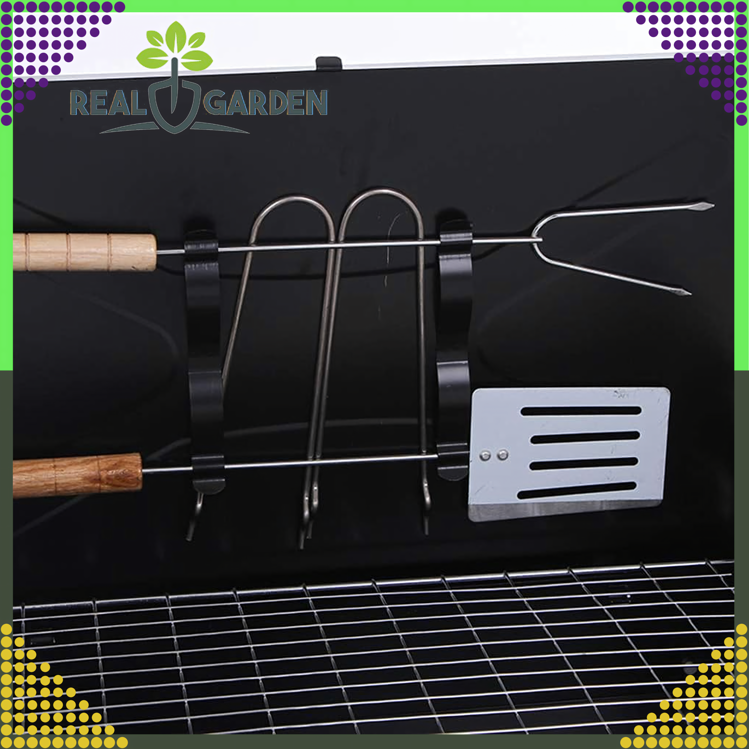 Turisti aiagrill kokkupandav kaasaskantav kohvrigrill + söögiriistad