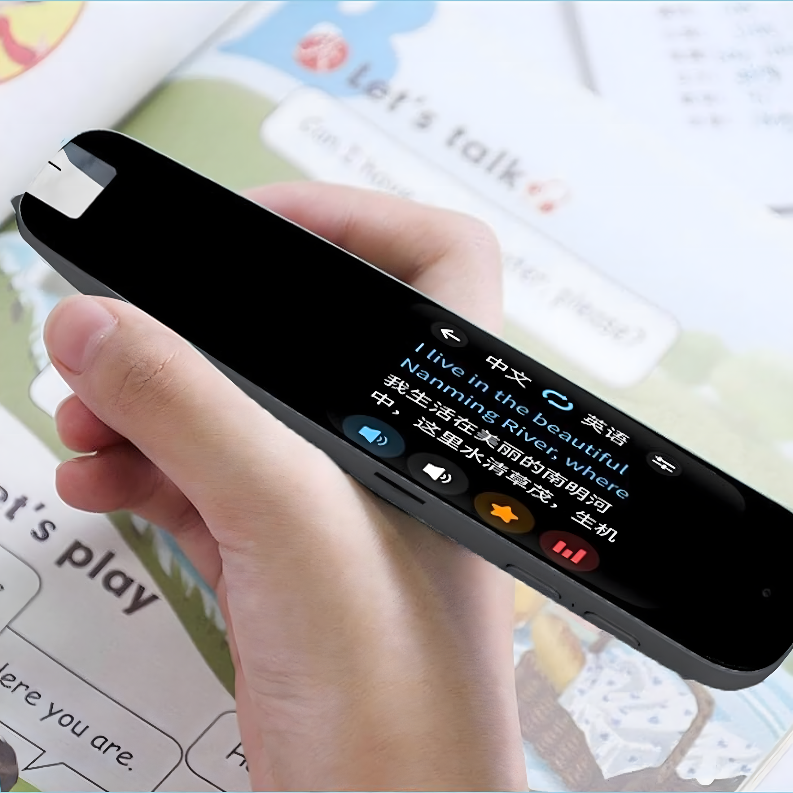 Elektrooniline keele tõlkepliiats teksti ja kõne tõlkimiseks