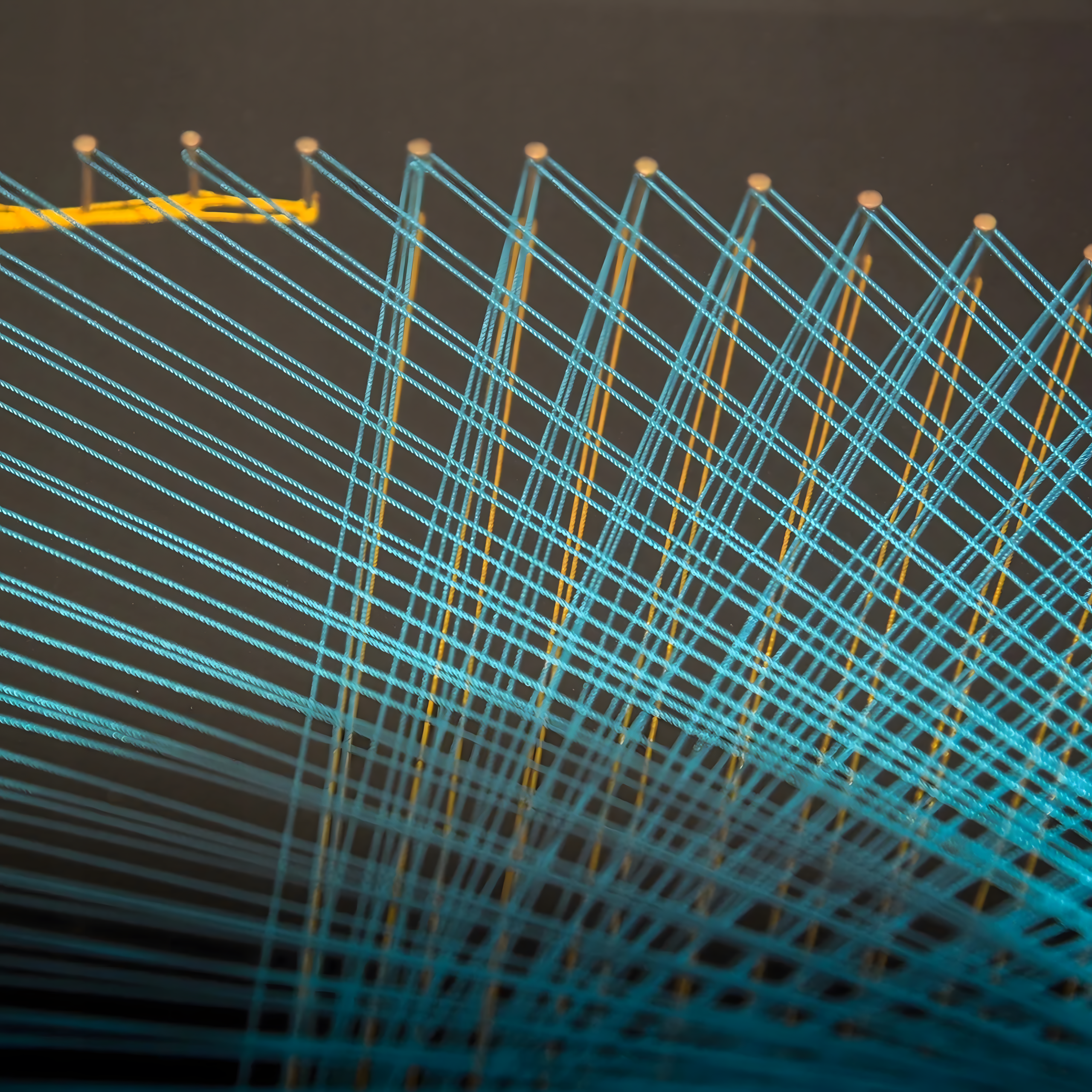 Loominguline komplekt niidikunsti põimimispildi raami jaoks 30x30 cm