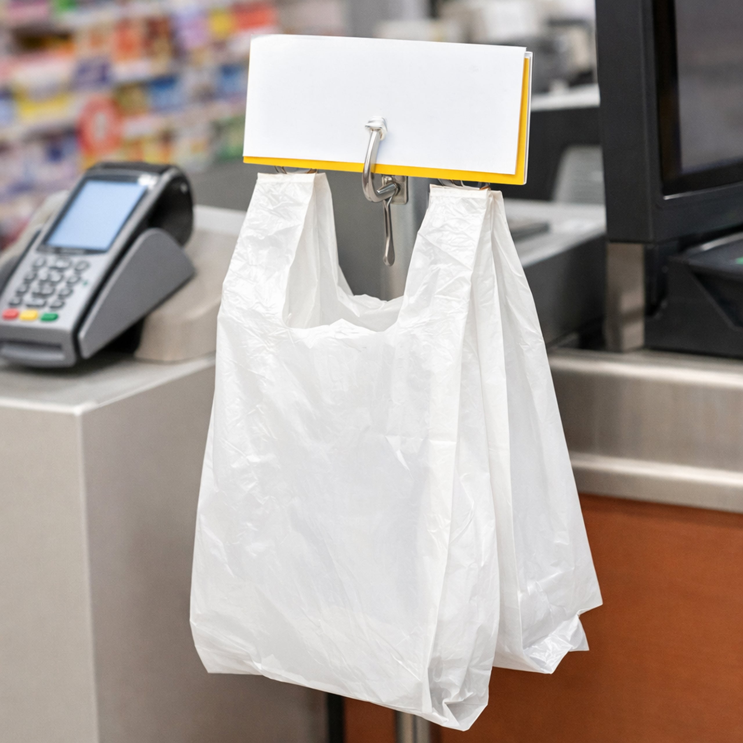 Disposable Plastic Bags 44x35cm Roll 120 pcs Strong