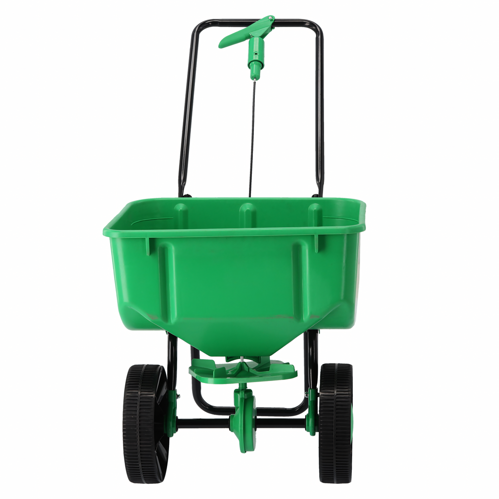 Universal Handheld Spreader for Fertilizers, Grass Seed, Sand, and Salt