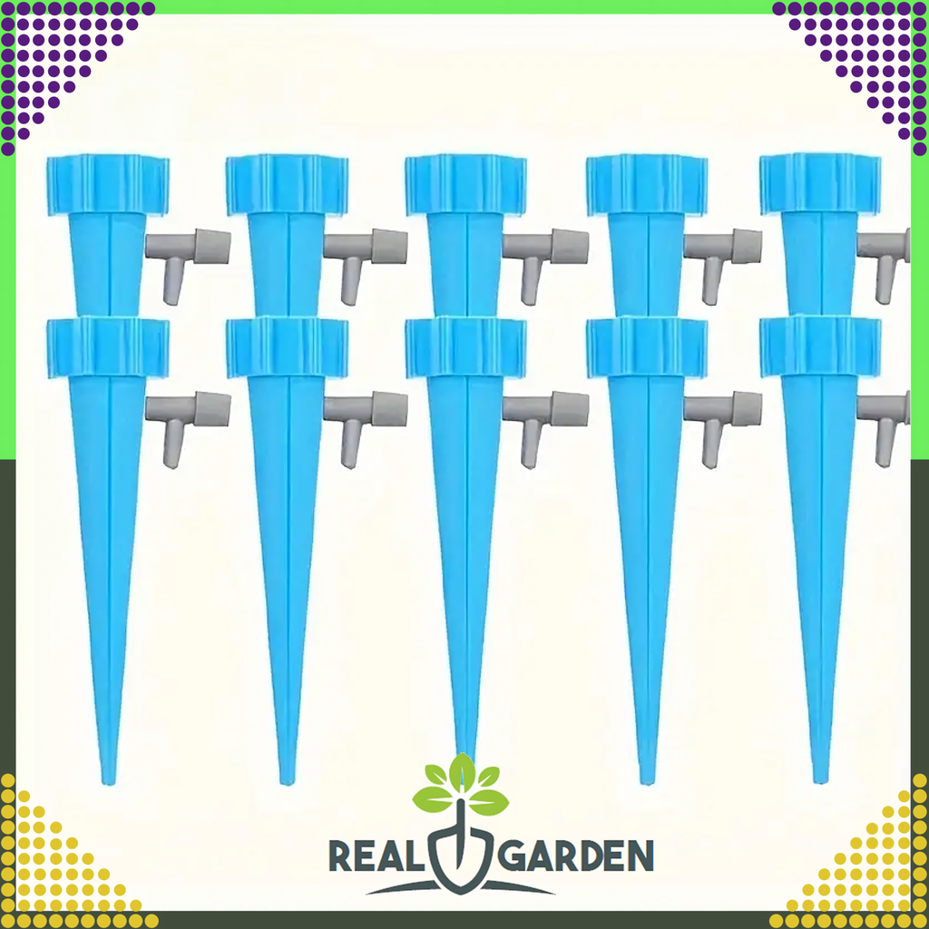 10x pudelitaoline lillepoti kastmissüsteem kraaniga aiataimedele