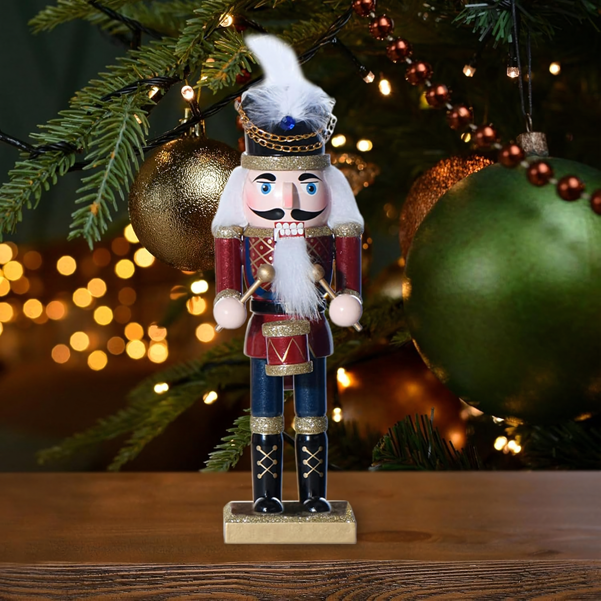 Puidust pähklipureja dekoratiivfiguur XXL 50 cm Premium RC-K-1918-14731