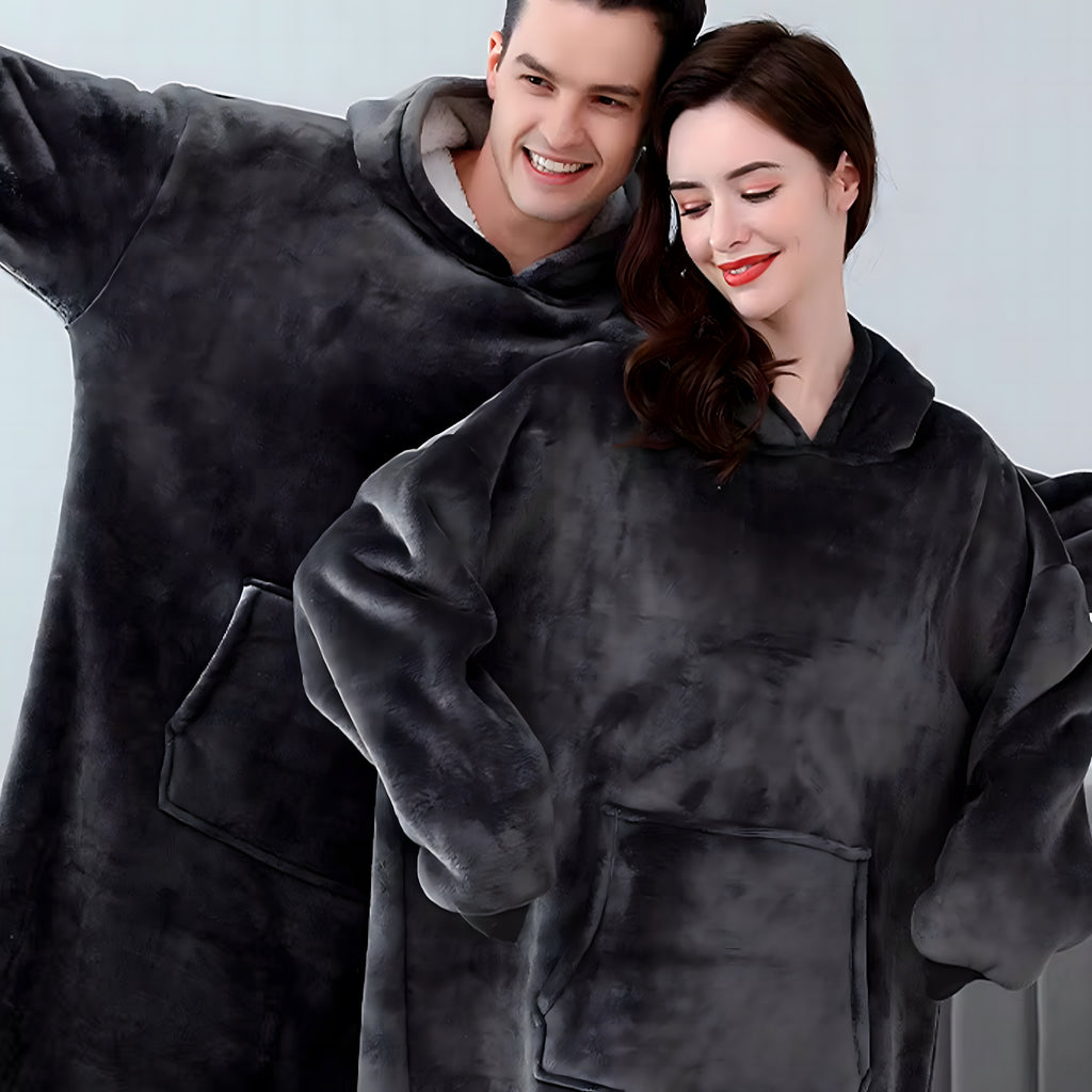 SUUR PUSA-TEKK, ÜLISUUR PAKS PUSA KAPUUTSIGA, NAISTE JA MEESTE HOMMIKUMANTEL