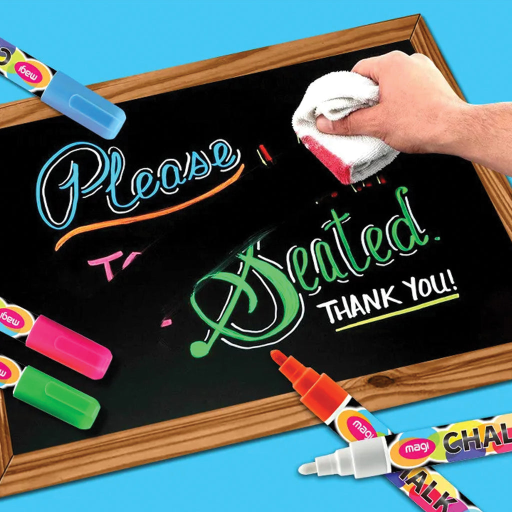 TAHVLIMARKERID KOMPLEKT SEGAVÄRVID Kustutatavad markerid klaasile