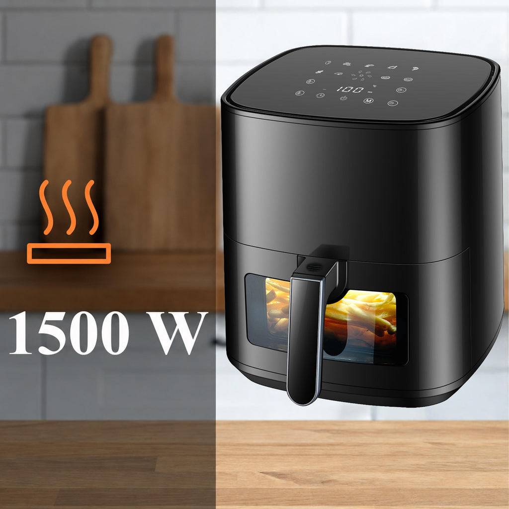 Air Fryer 5L 1500W 9 küpsetusprogrammiga