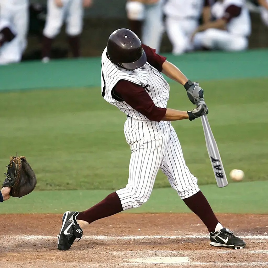 Pesapallikurikas alumiiniumist 25" 64cm tugev treening hõbedane