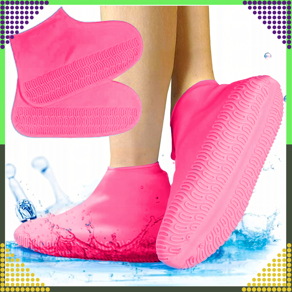 Waterproof Protectors Rain Shoe Covers Anti-Slip Wellington Boots M