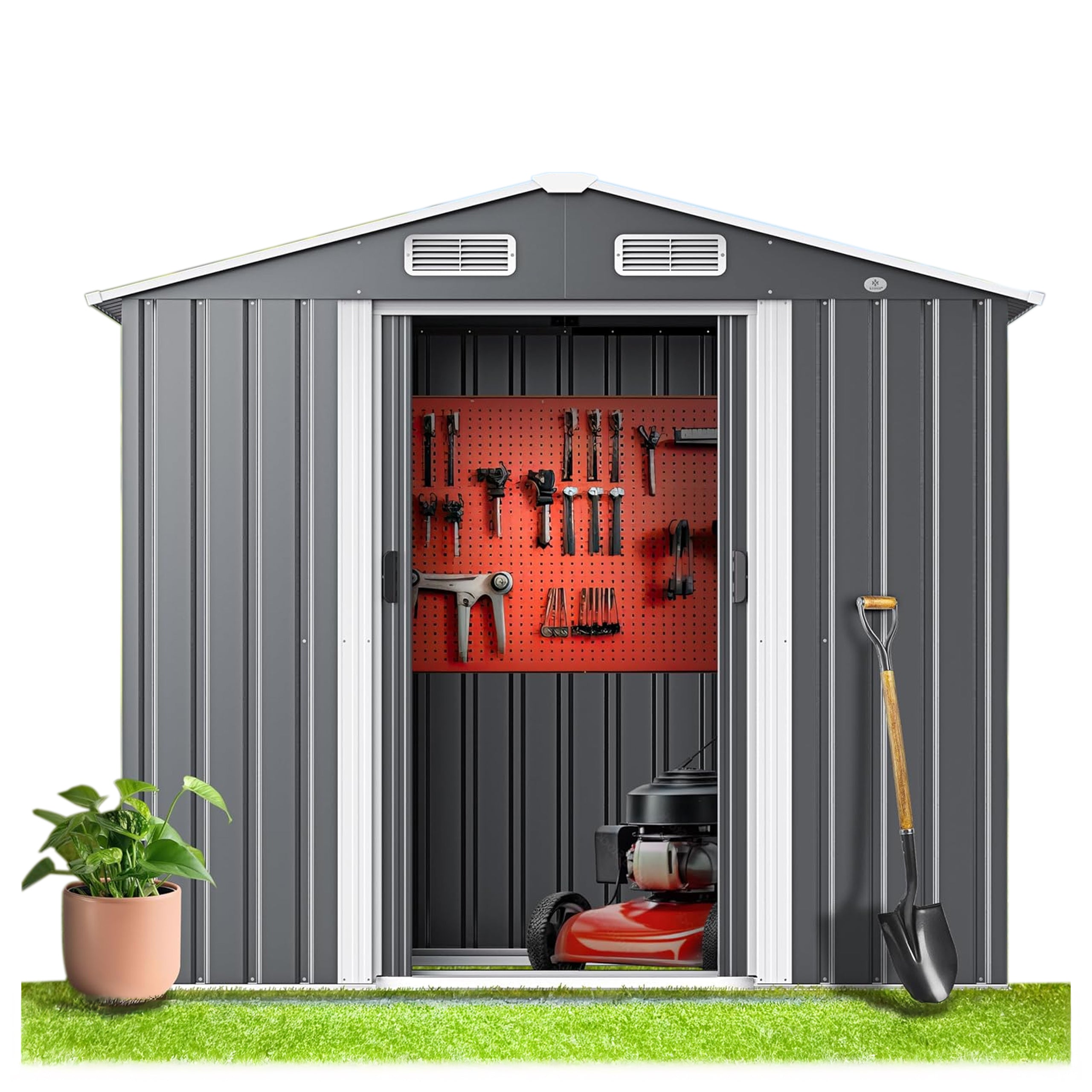 Tool House Tool Storage Garden Shed 277x299x192 cm Large