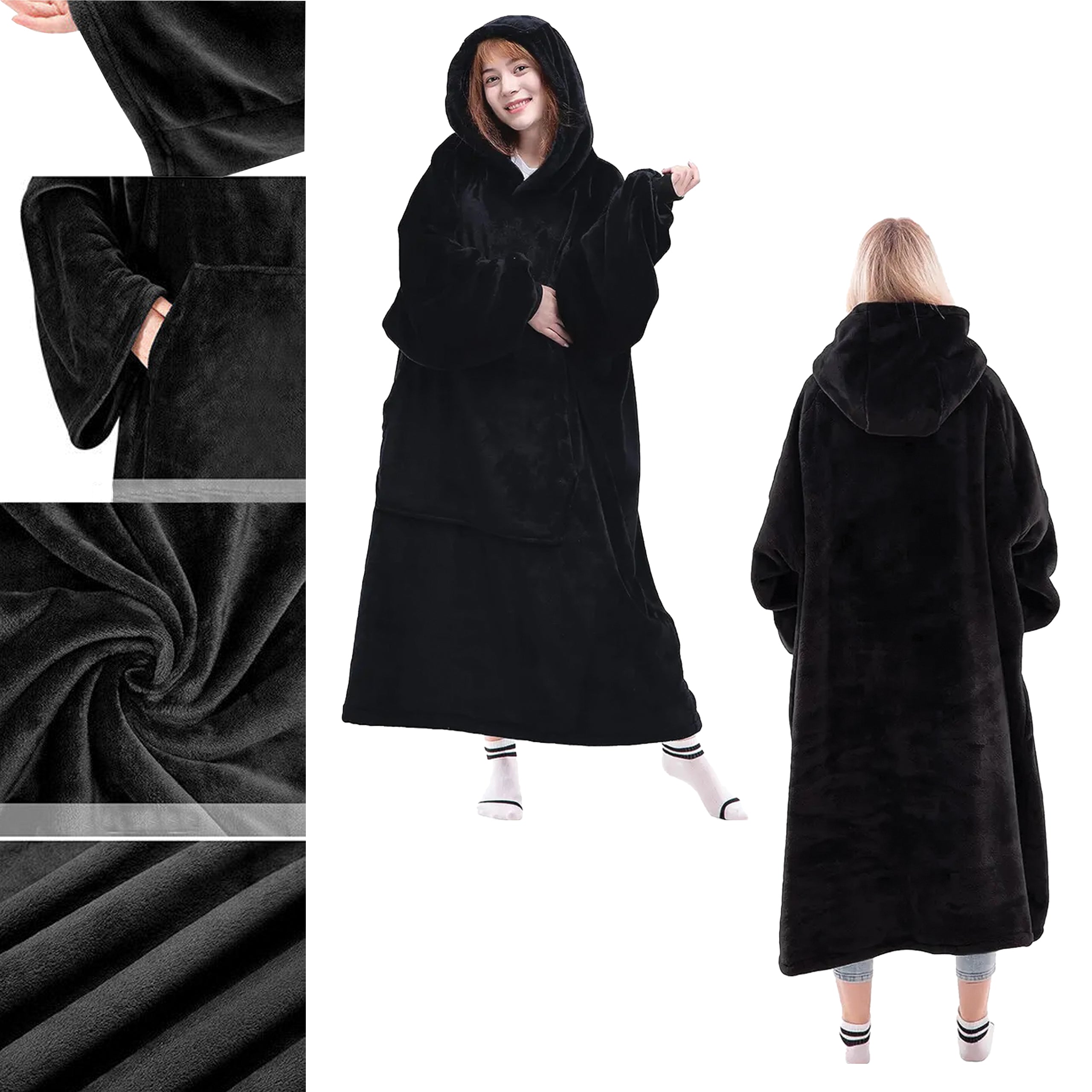 SUUR PUSA-TEKK, ÜLISUUR PAKS PUSA KAPUUTSIGA, NAISTE JA MEESTE HOMMIKUMANTEL