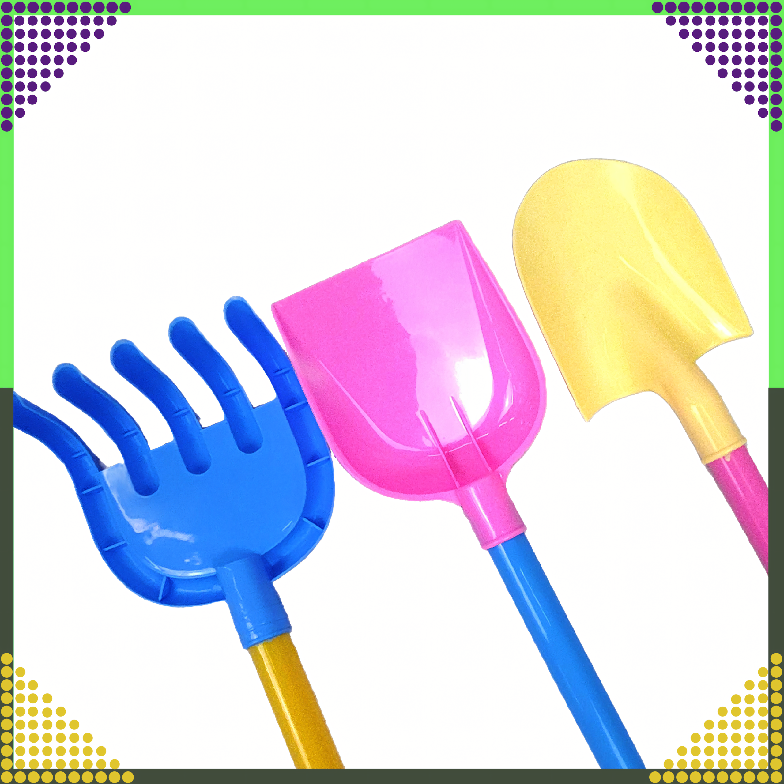 Ämbrivormid 9 tk aiaranna mänguasju laste liivakasti jaoks