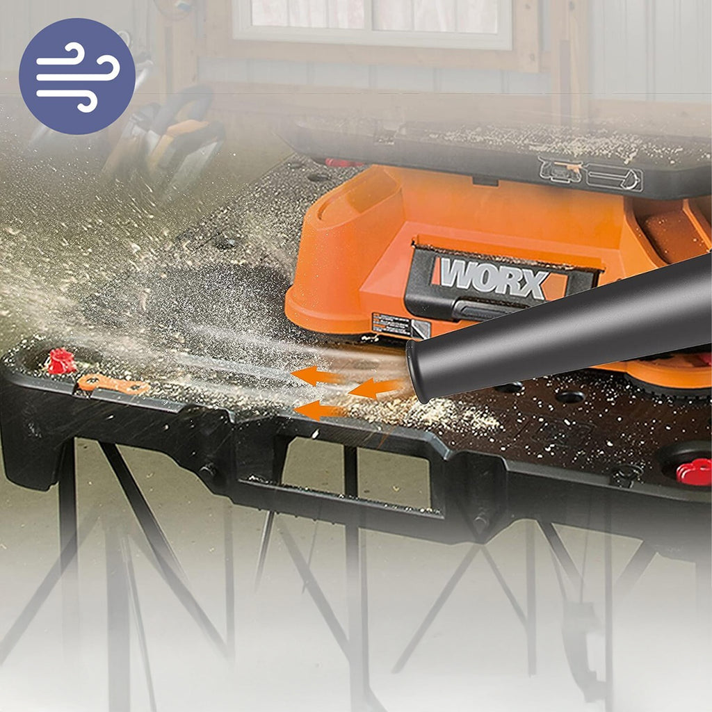 Võimas juhtmevaba käsikäes aialehepuhur 2-ühes