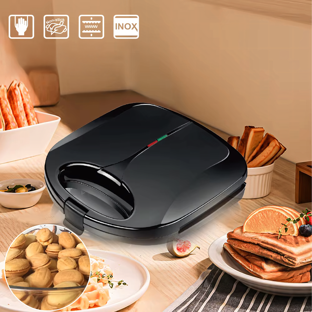 Nut-Shaped Cookie Maker 750W 12 Halves 12 pcs