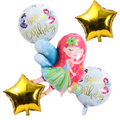 Fairy Birthday Balloon Set 5 pcs (E21)