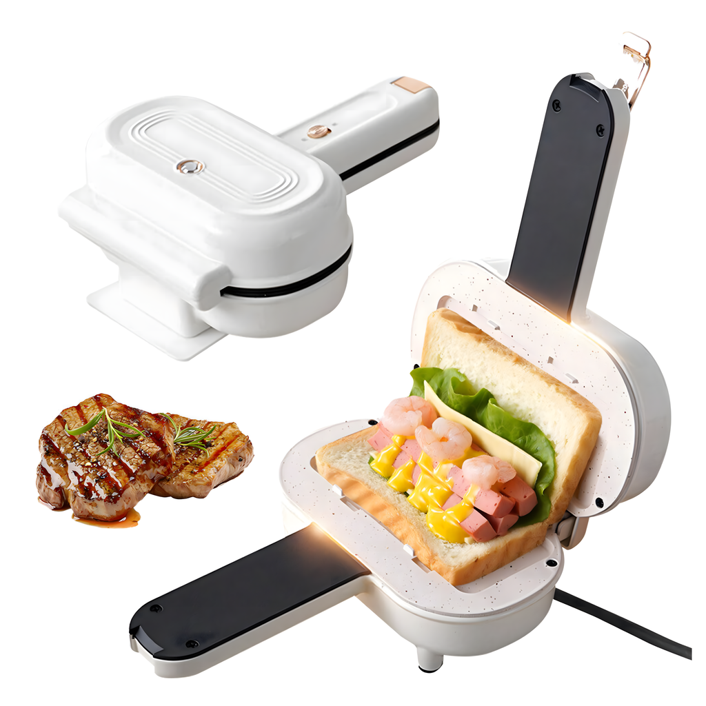 Toaster Sandwich Toaster 700W Non-Stick Coating