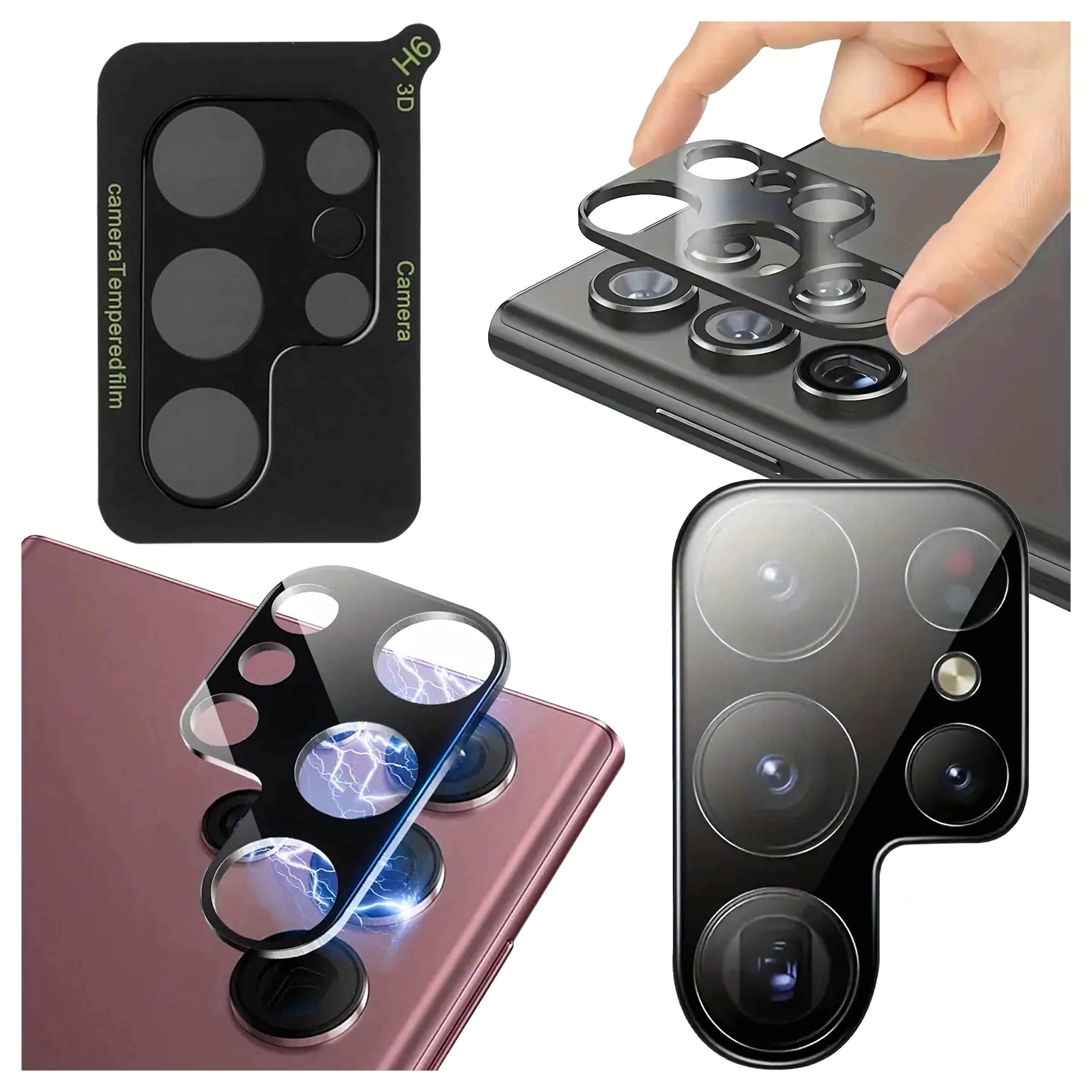 Kaitseklaas kaamera objektiivi katteks Samsung Galaxy S24 Ultra