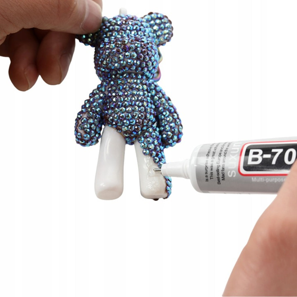 Teemanttikandi isetegemise võtmehoidja karu 6.5 cm