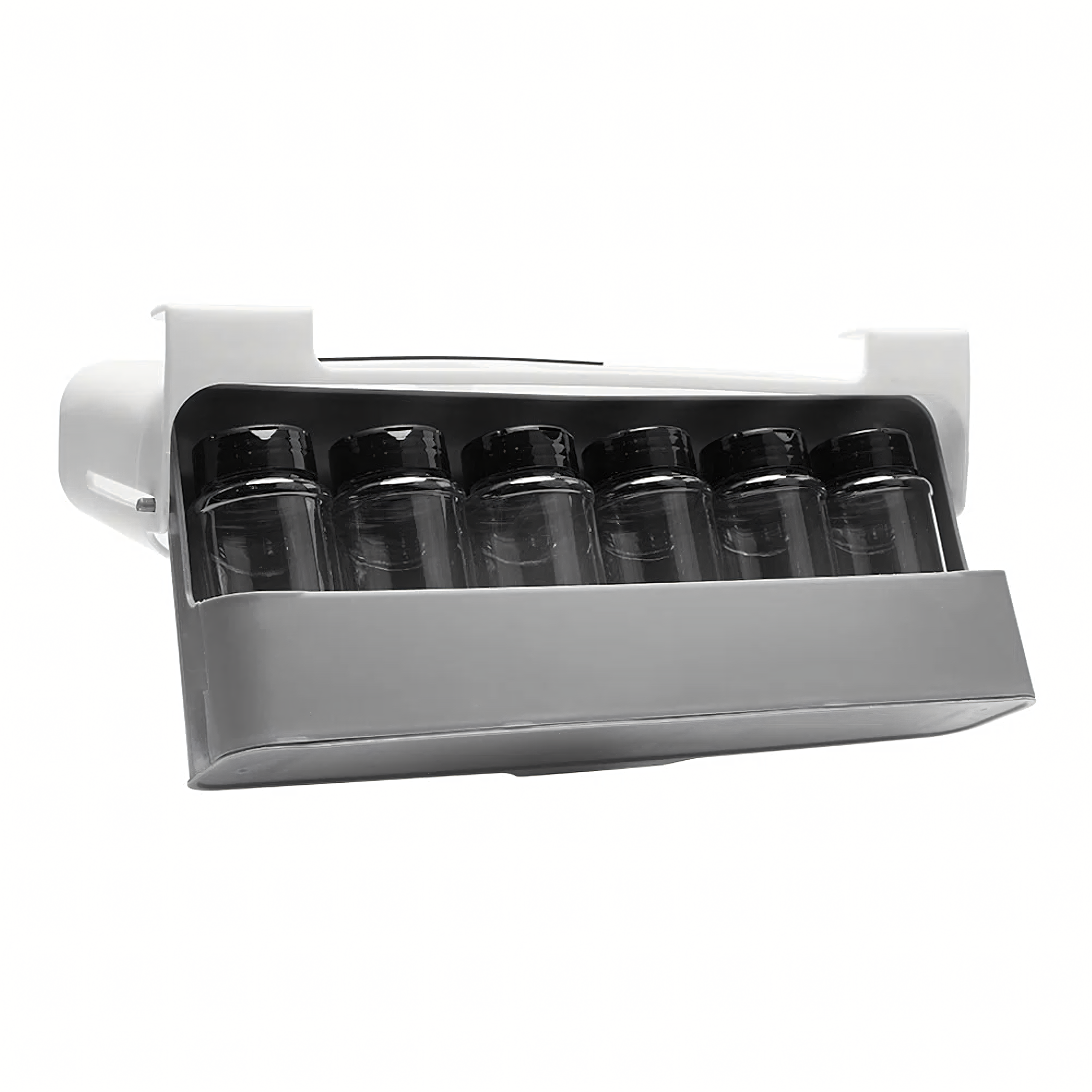 Drawer Organizer Shelf Suspended Spice Rack 6 Jars