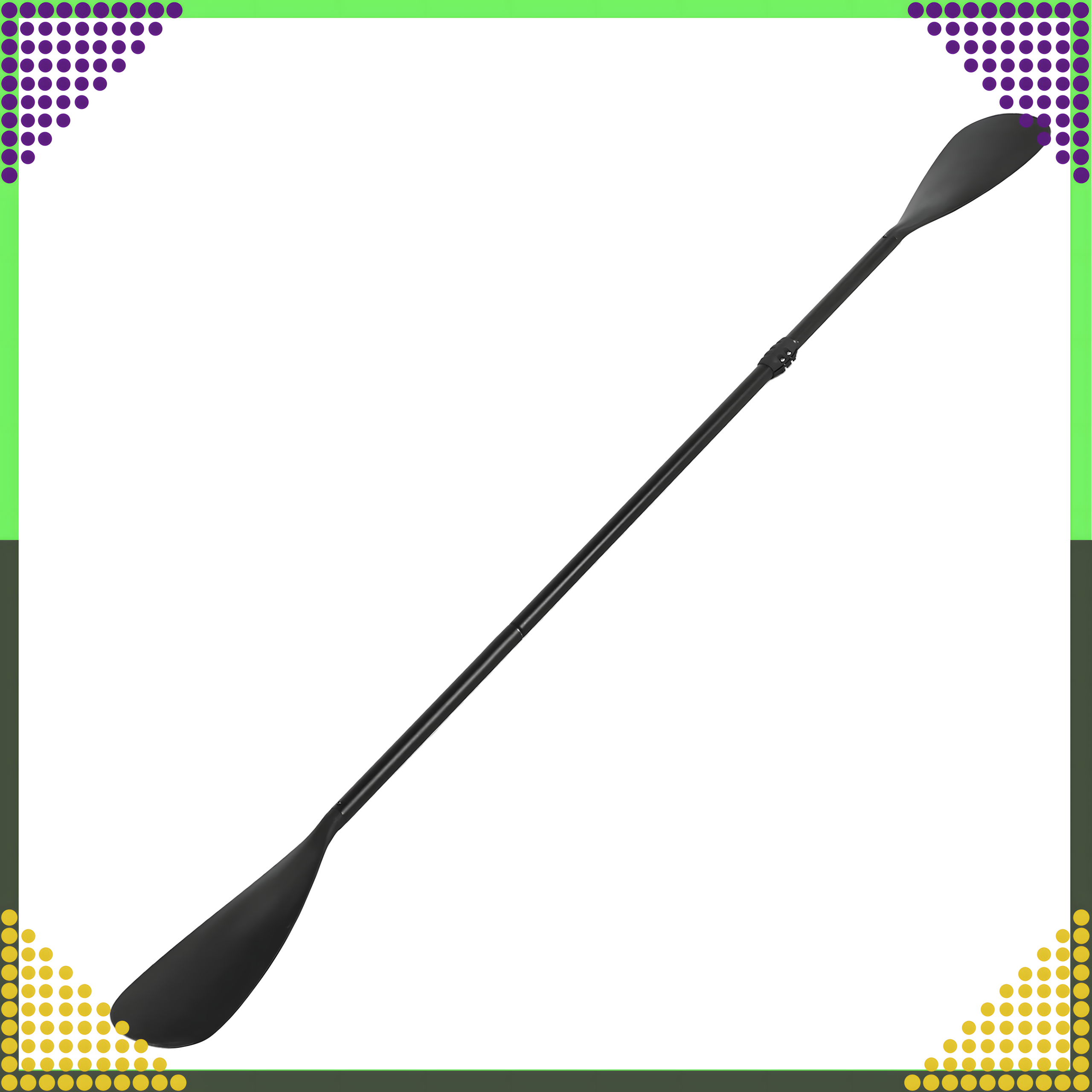 Kokkupandav süstaaer SUP lauale 2in1 reguleeritav 4-osaline 210 cm Pro