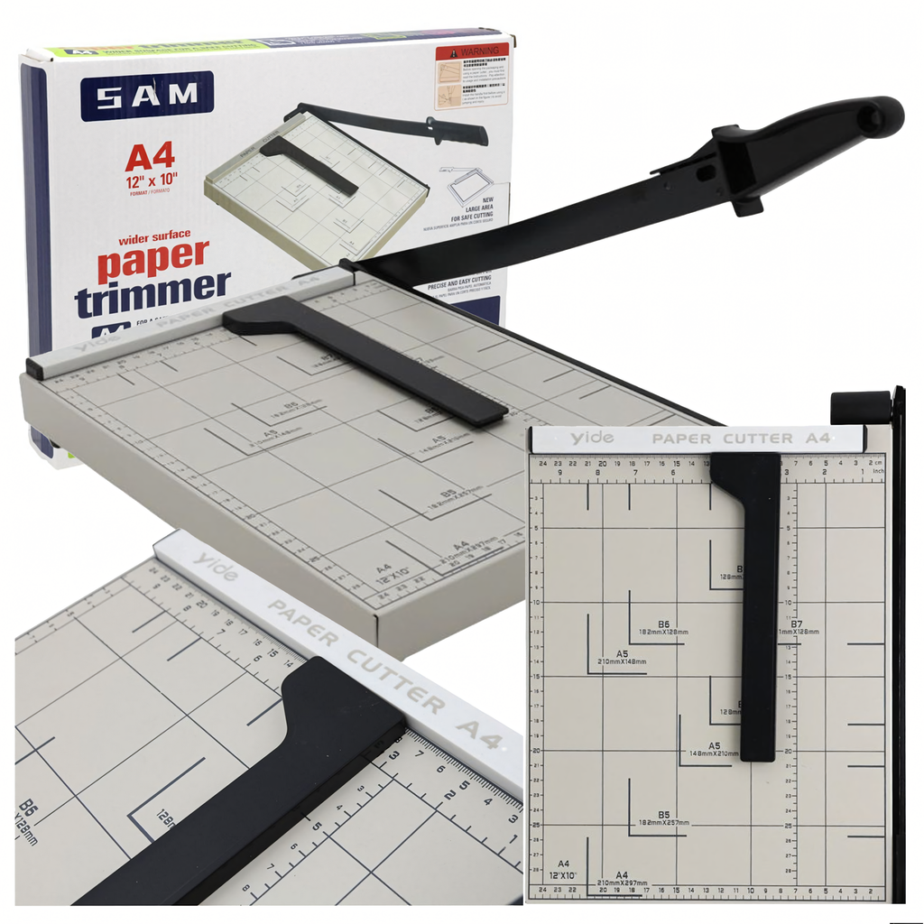 Metallist paberi lõikur, täpne tugevdatud lõikur A4 B7