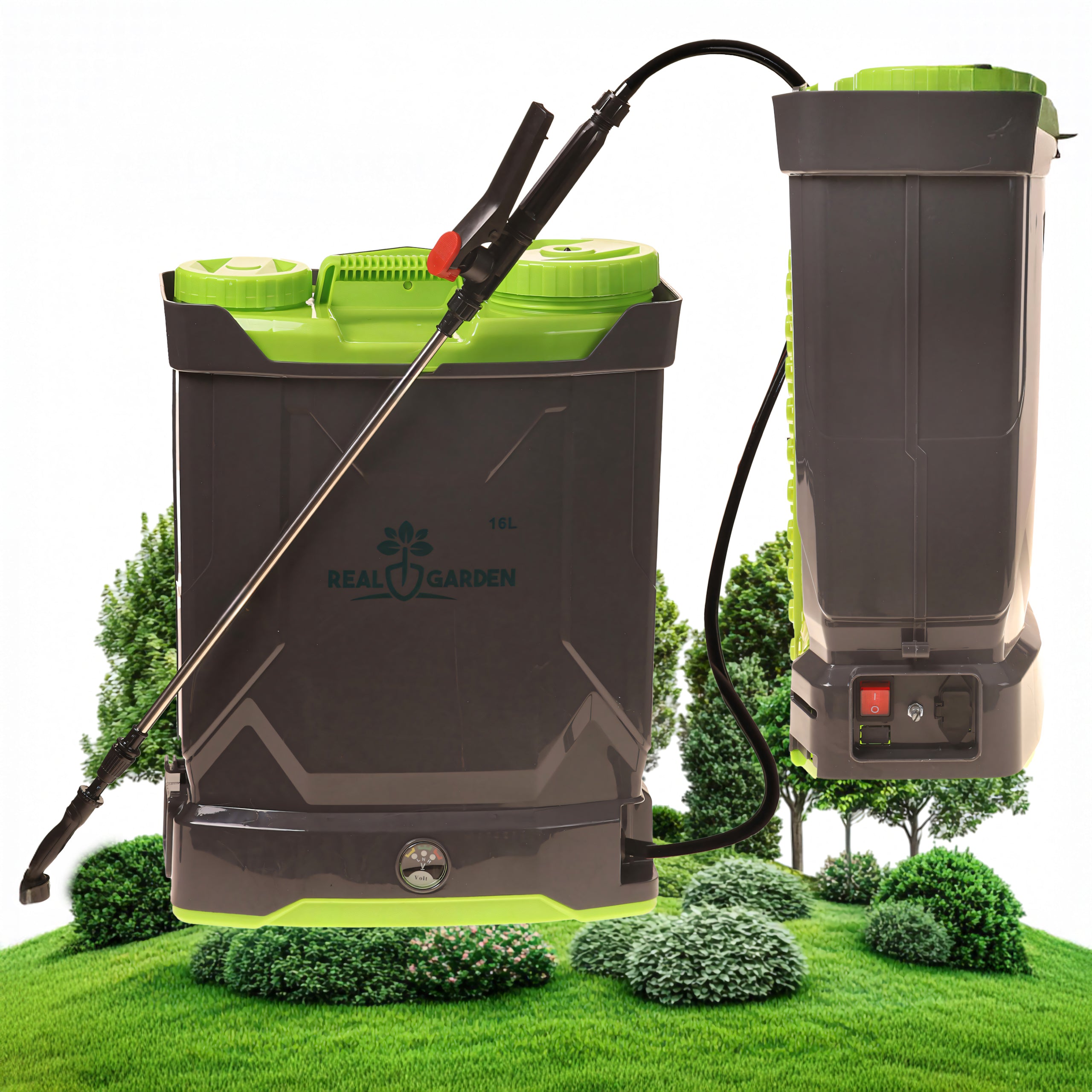 Electric Battery-Powered Backpack Sprayer 16L Set