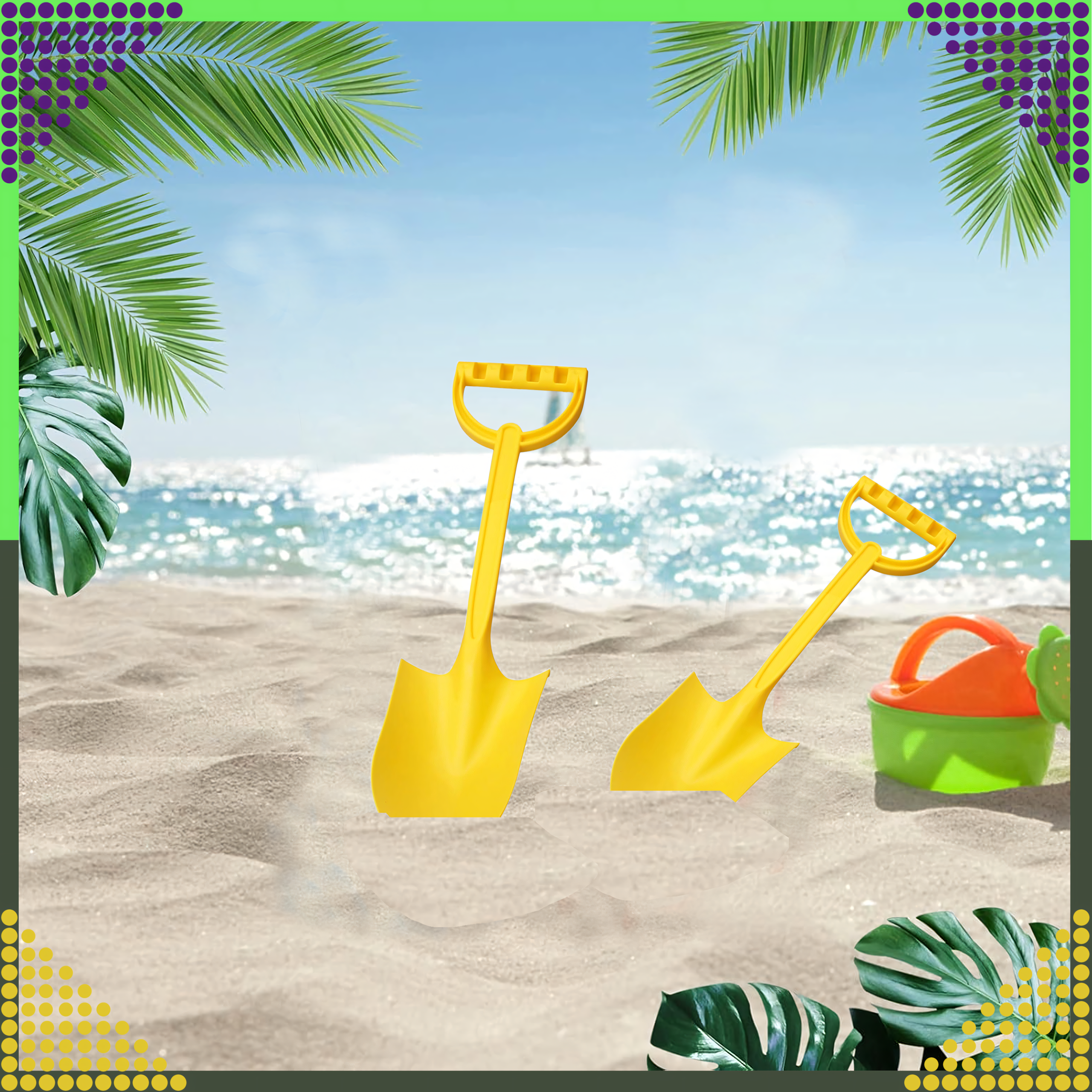 Labidas Liivalabidas rannale Liivakastidele Tugev, suur 51 cm