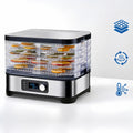 Food Dehydrator for Mushrooms, Vegetables, and Fruits with Timer and 5 Shelves LCD