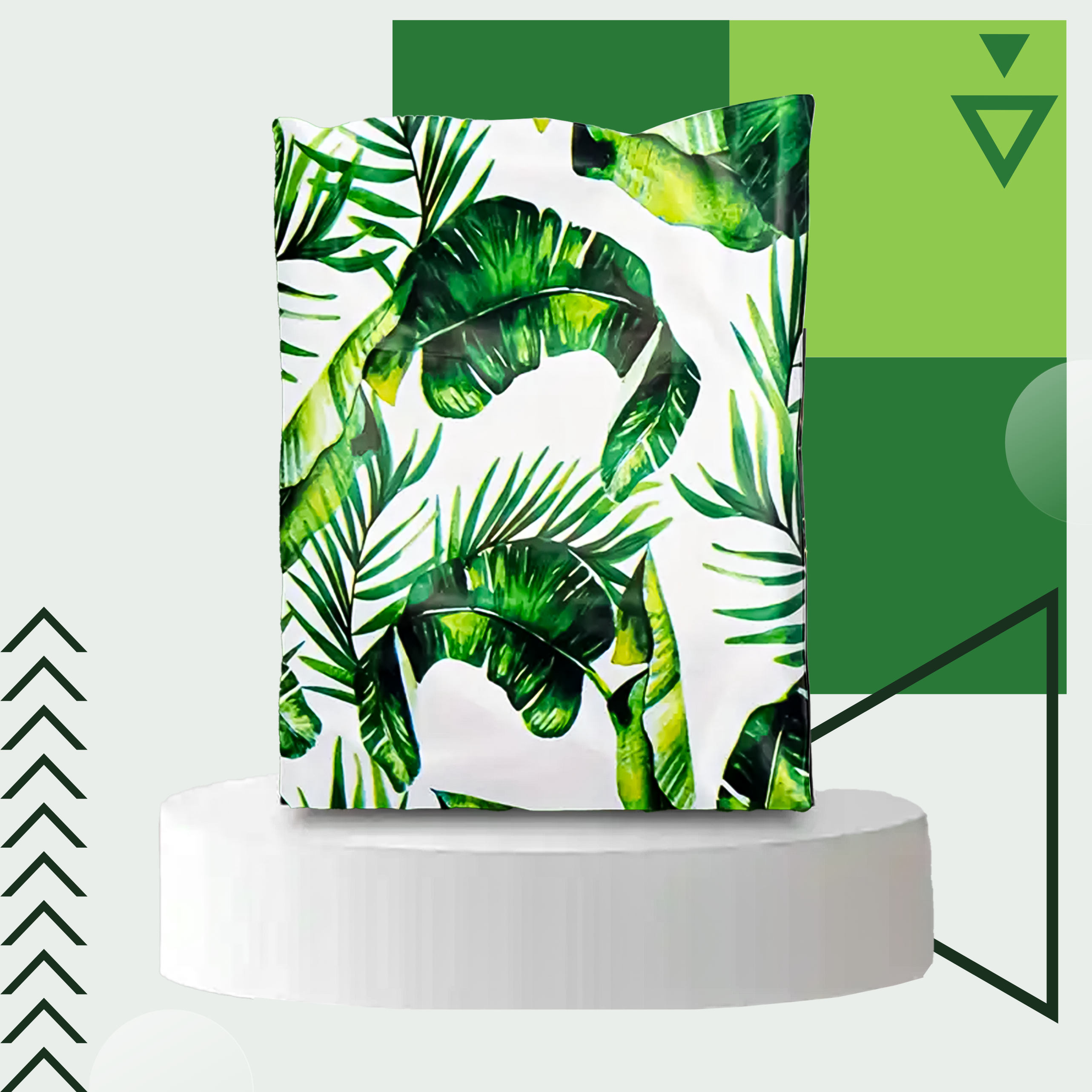 KULLERI FOOLIUMPAKENDID TUGEVAD ÜMBRIKUD 255x370 ROHELISED LEHED 50 tk