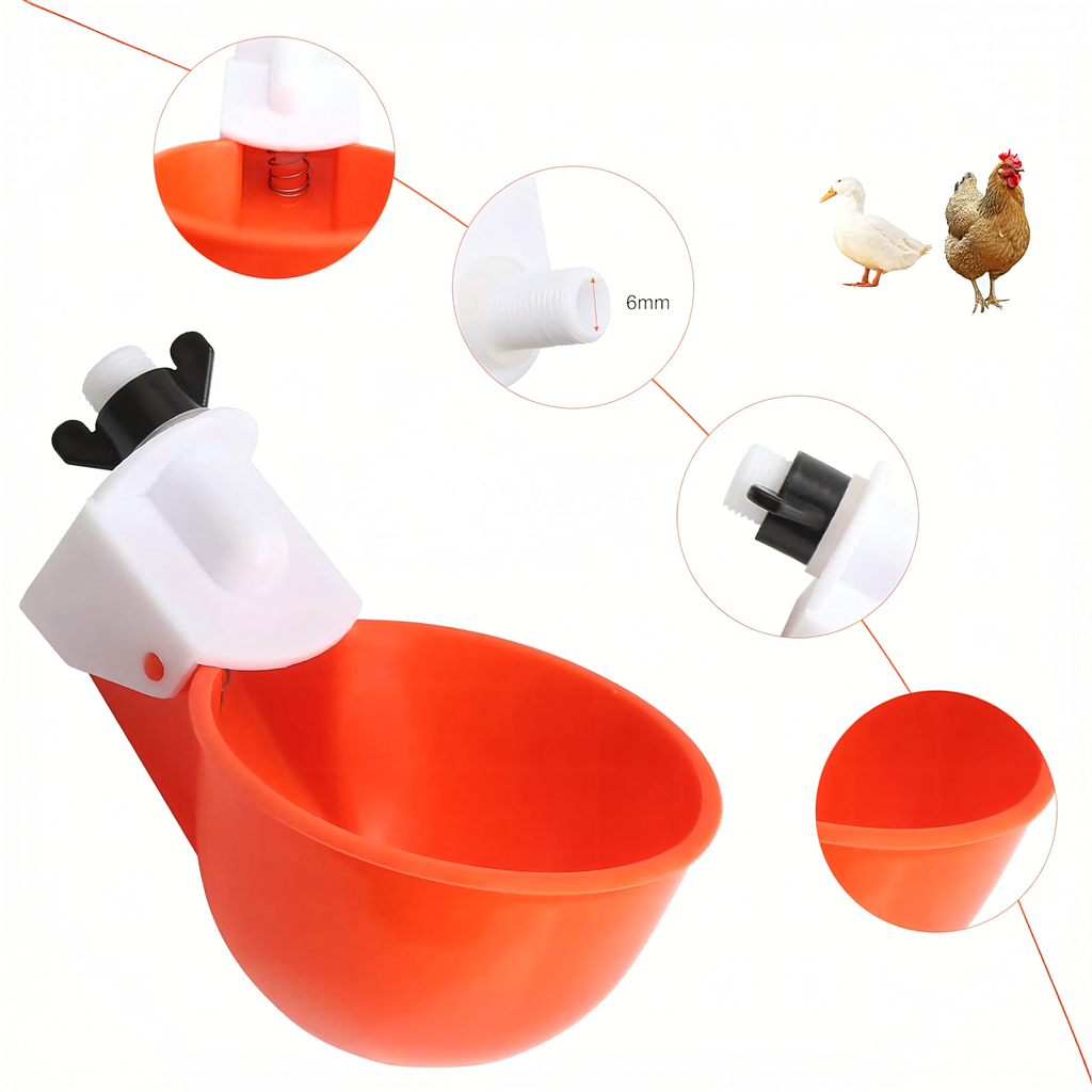 Automaatjooturite komplekt kanadele, partidele ja teistele lindudele, 5 tk RC-K-1425