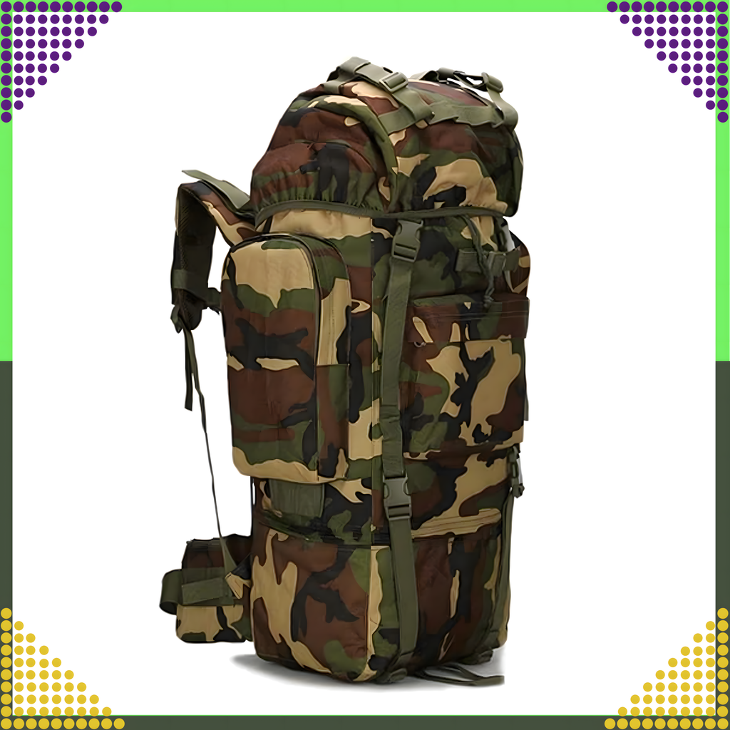 Tactical Backpack Military Tourist Survival Mountain Large 65L