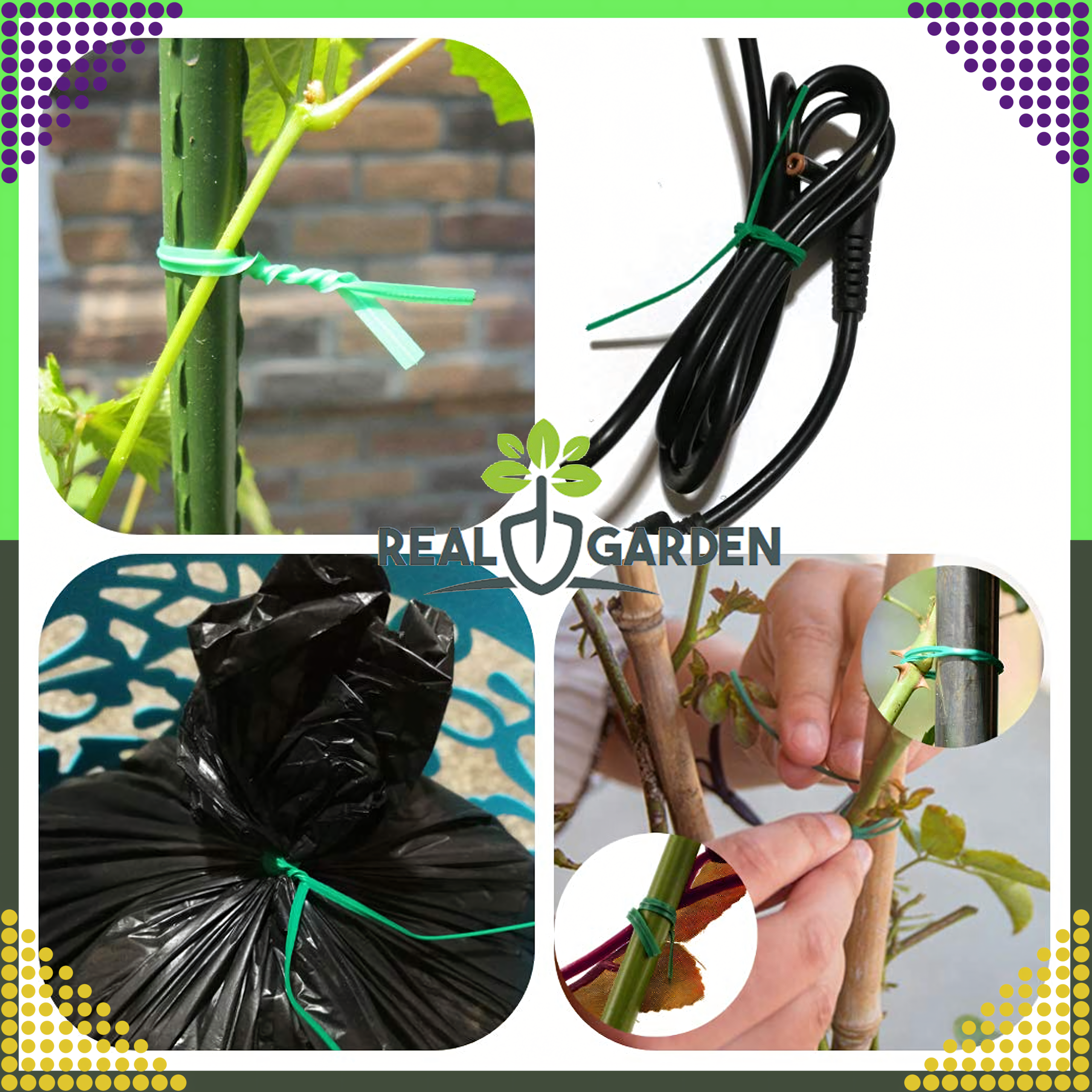 Gardening Wire with Cutter 20m Durable Strong for Plants Universal